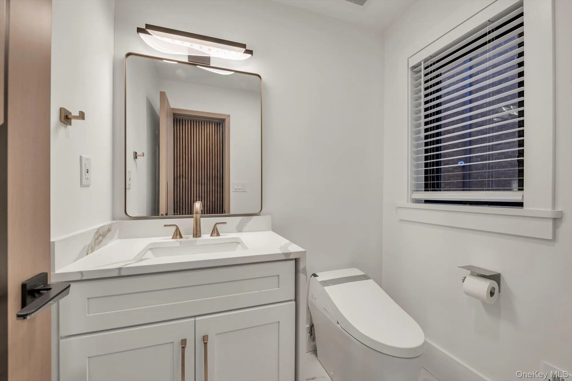 Bathroom with vanity and toilet Bathroom with vanity and toilet