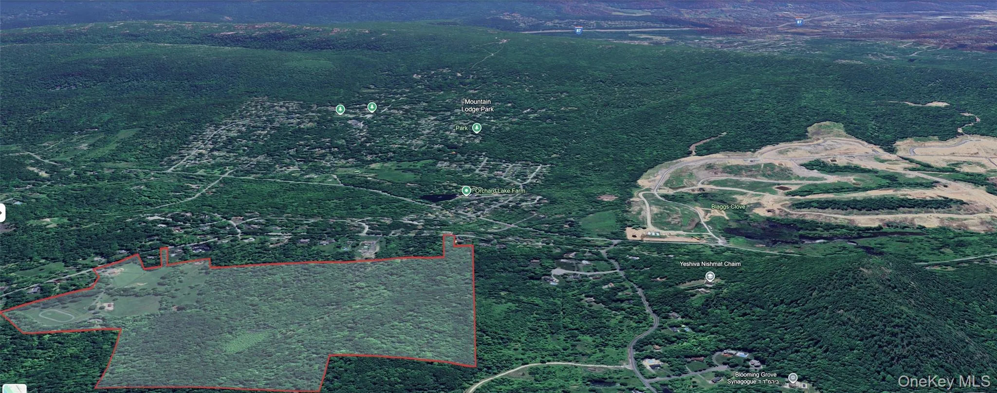 Aerial view of property and surrounding area Aerial view of property and surrounding area