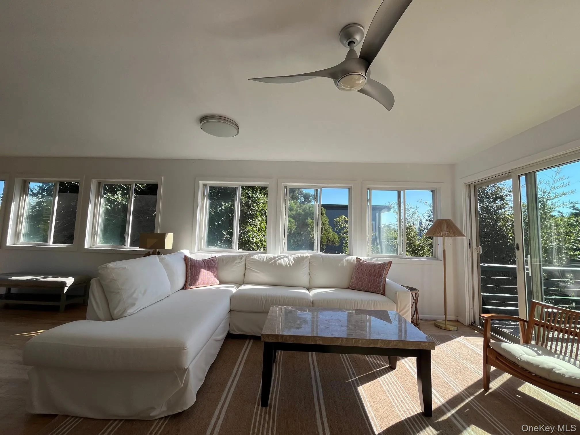 Sunroom with plenty of natural light Sunroom with plenty of natural light