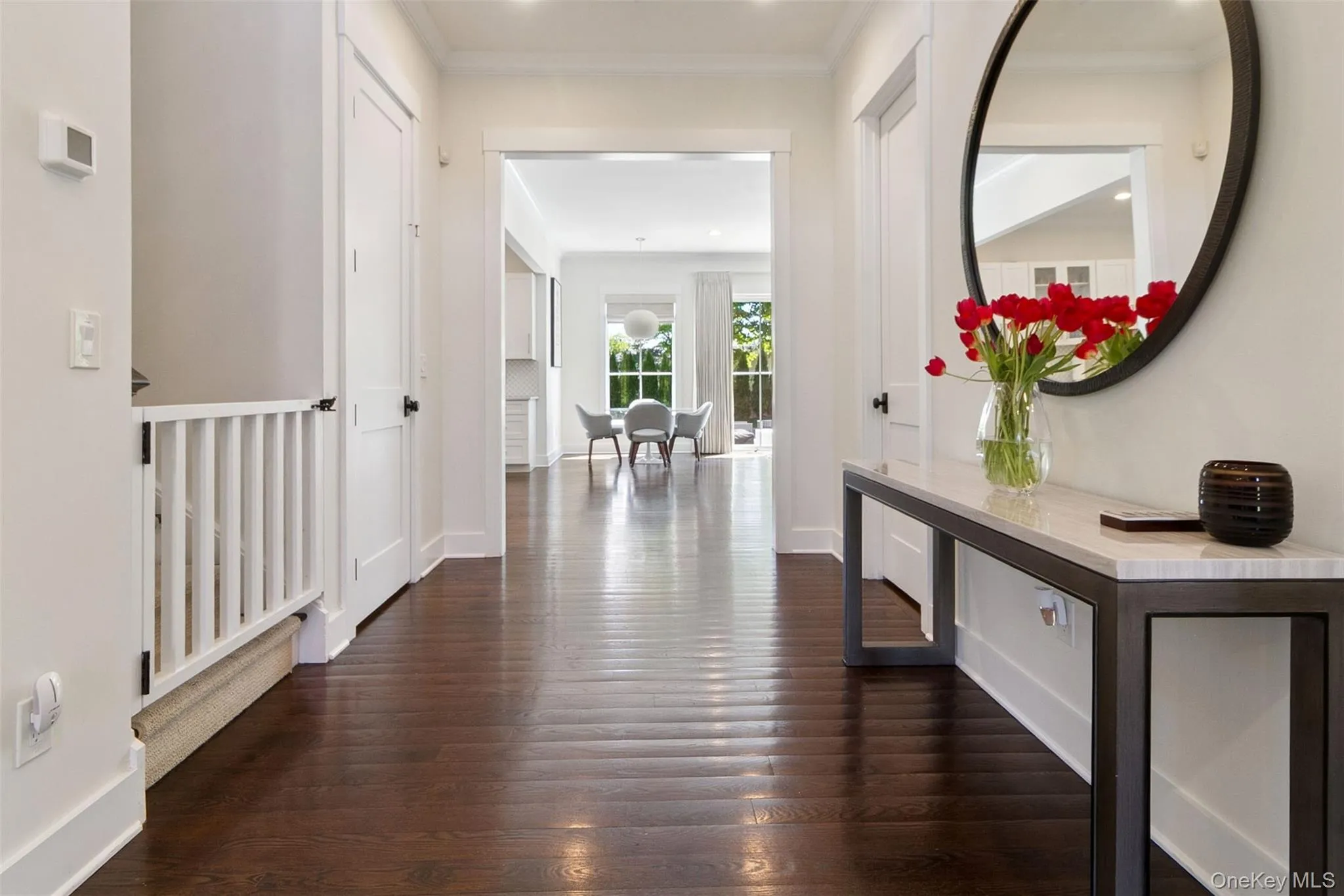 Front entrance view into first level Front entrance view into first level