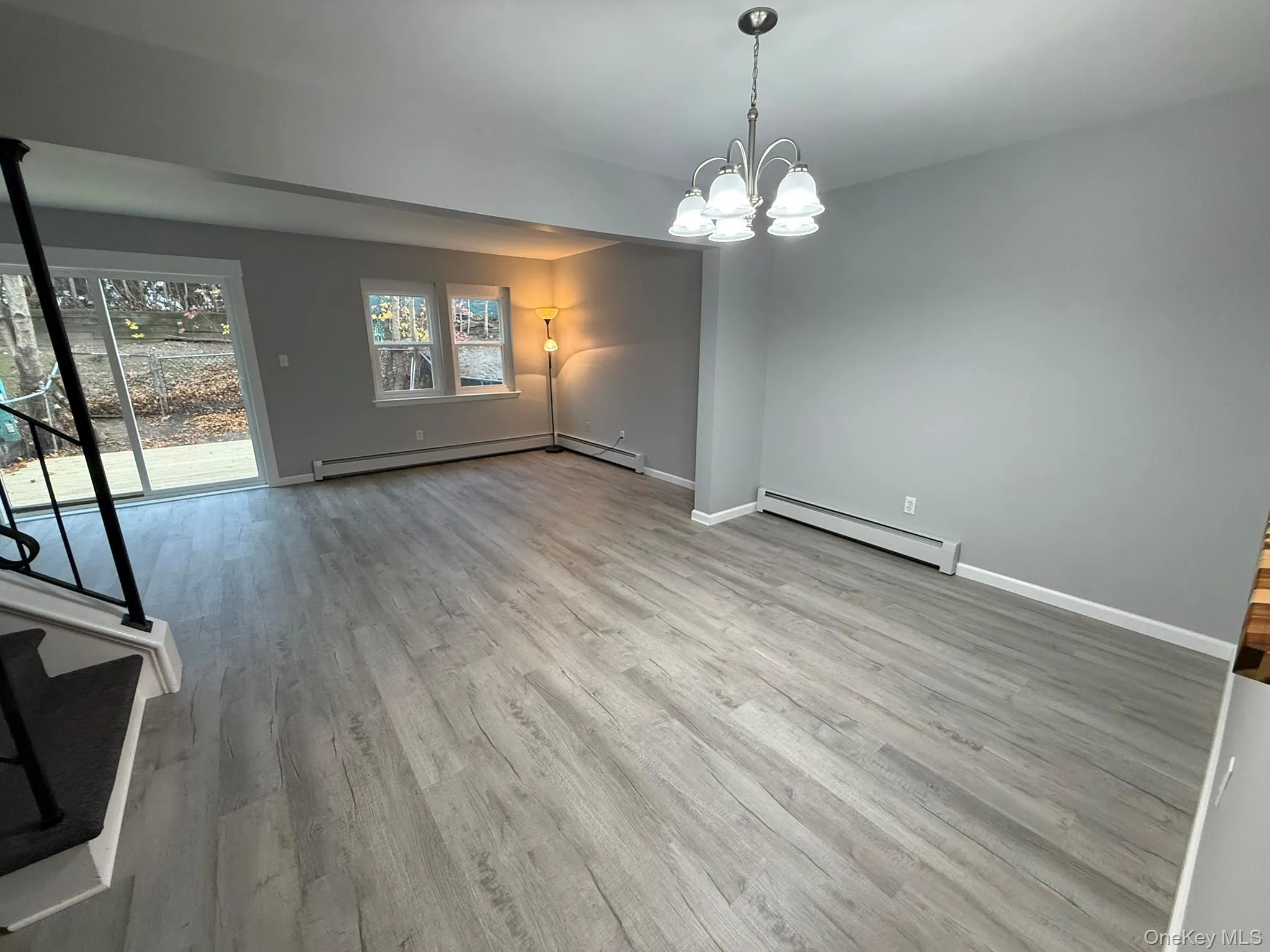 Dining area looking into the living room Dining area looking into the living room