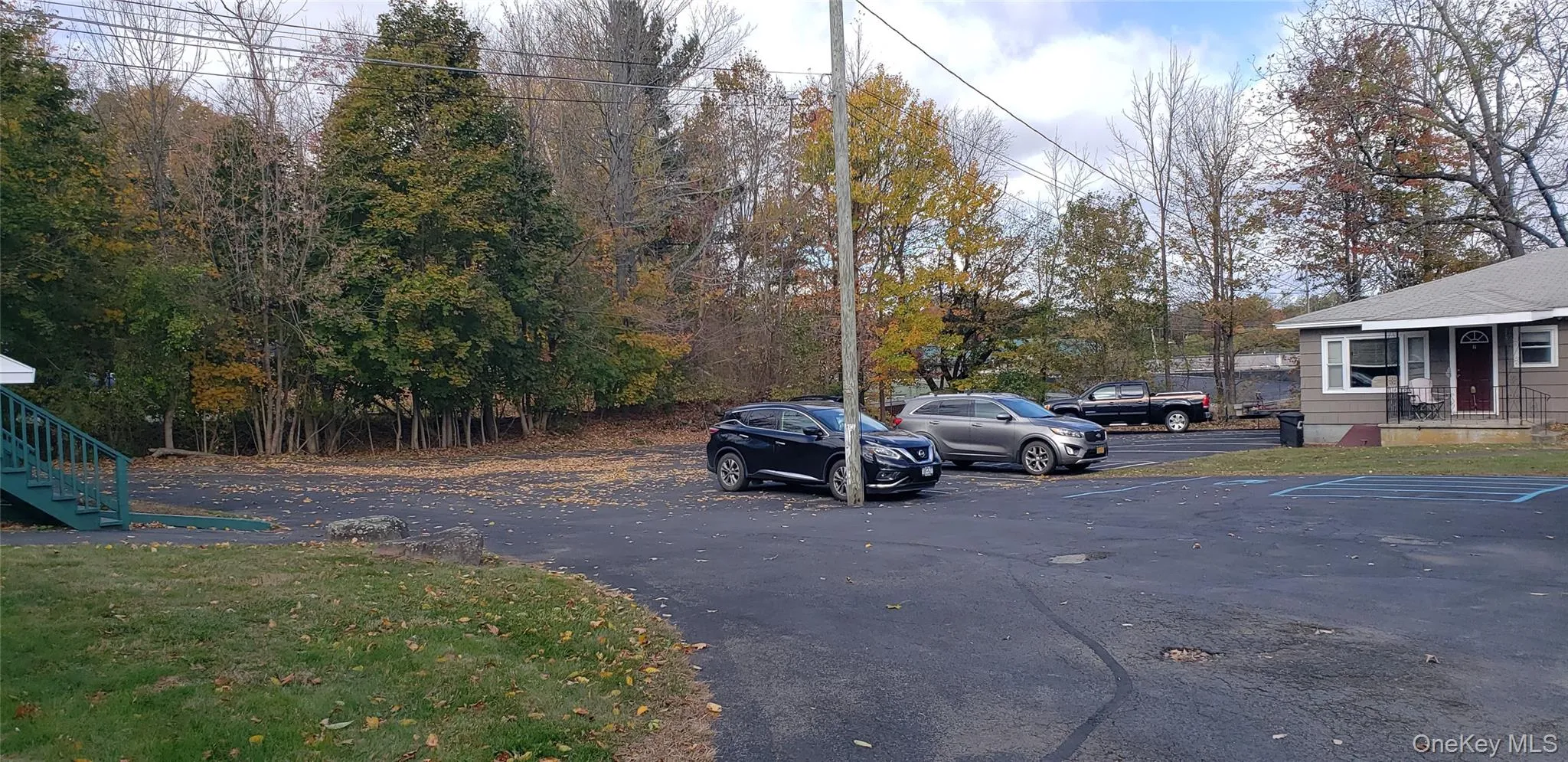 View of uncovered parking lot View of uncovered parking lot