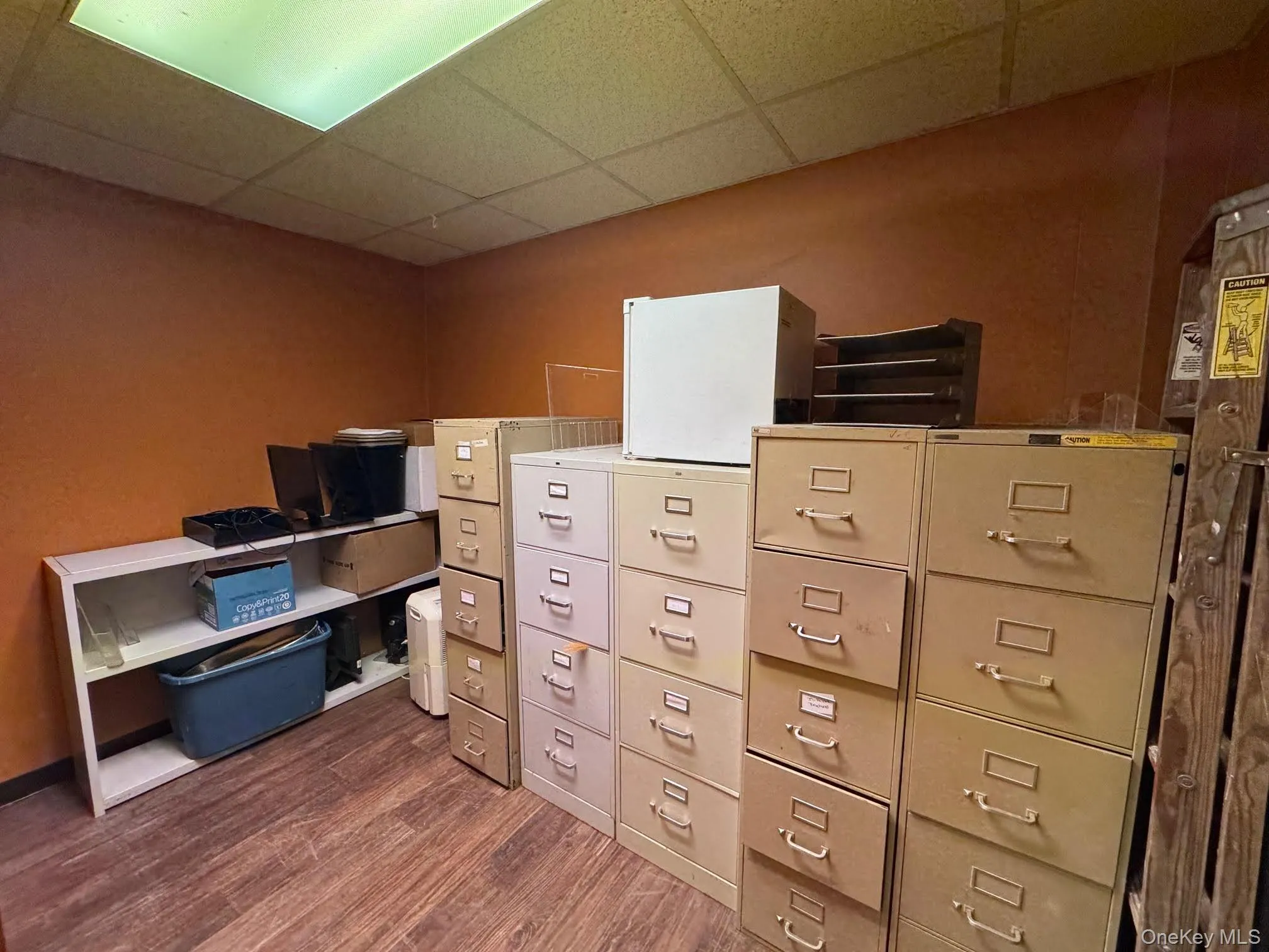 View of storage room View of storage room