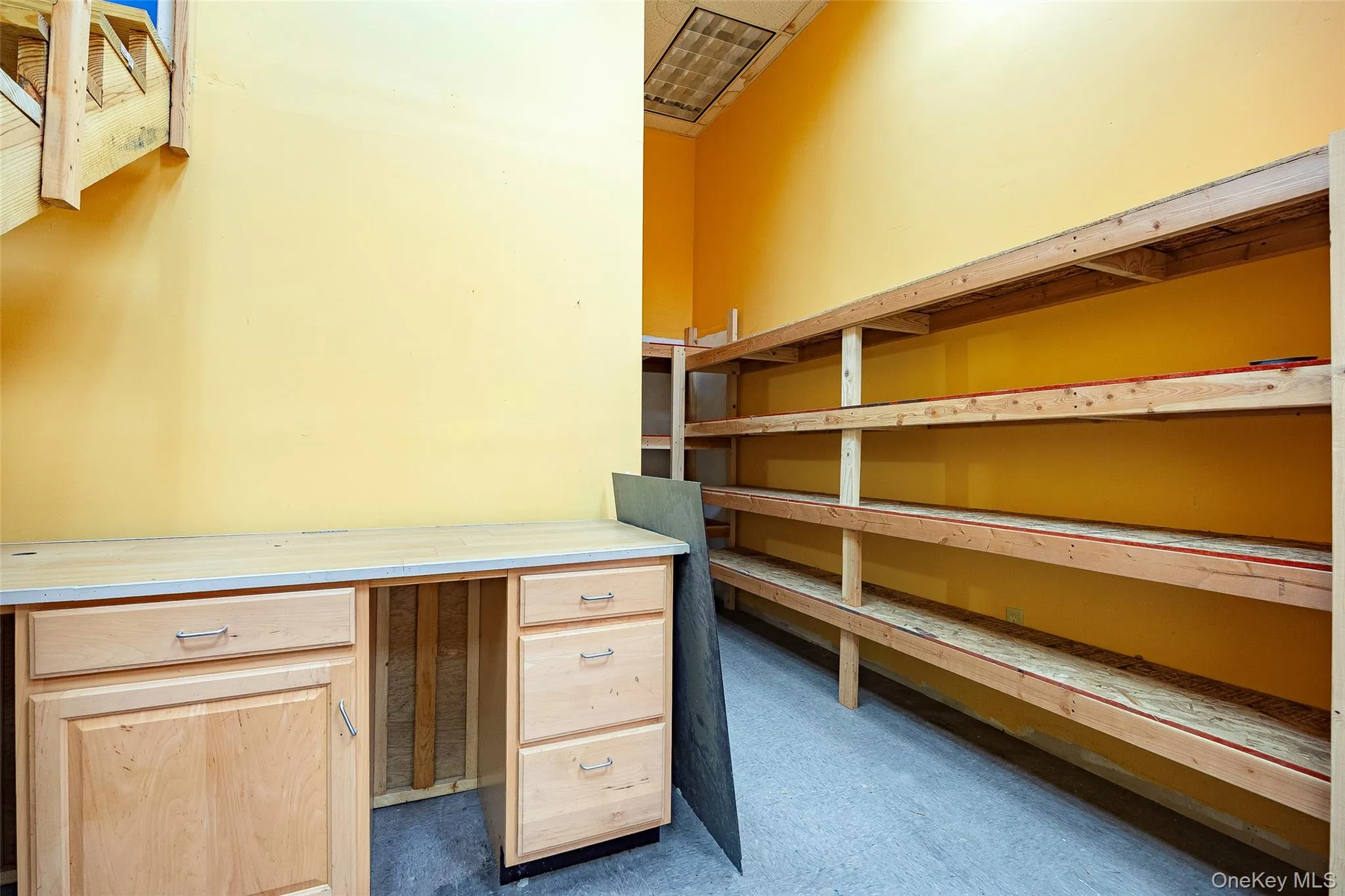 View of storage room View of storage room