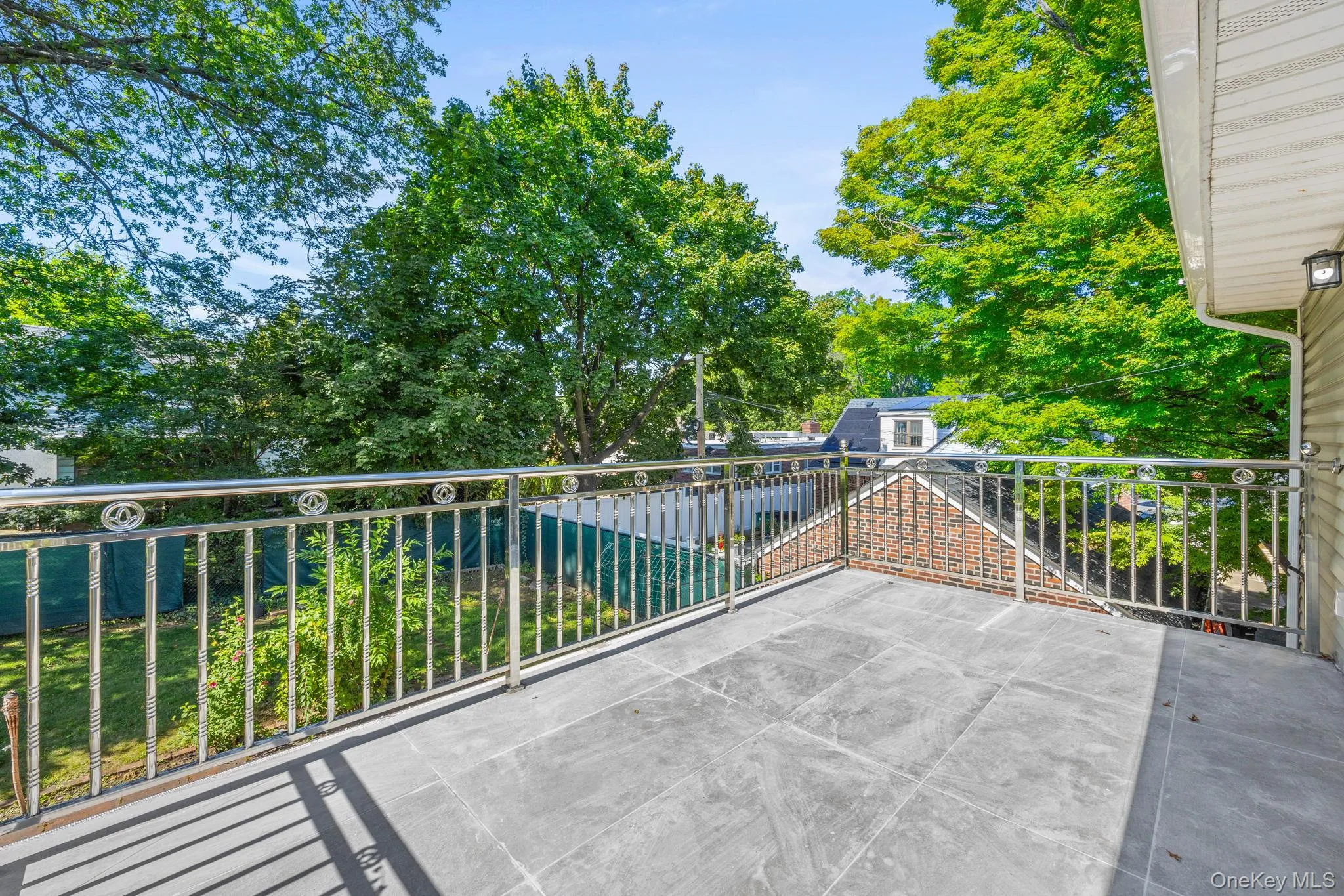 Balcony with view of wooded area Balcony with view of wooded area
