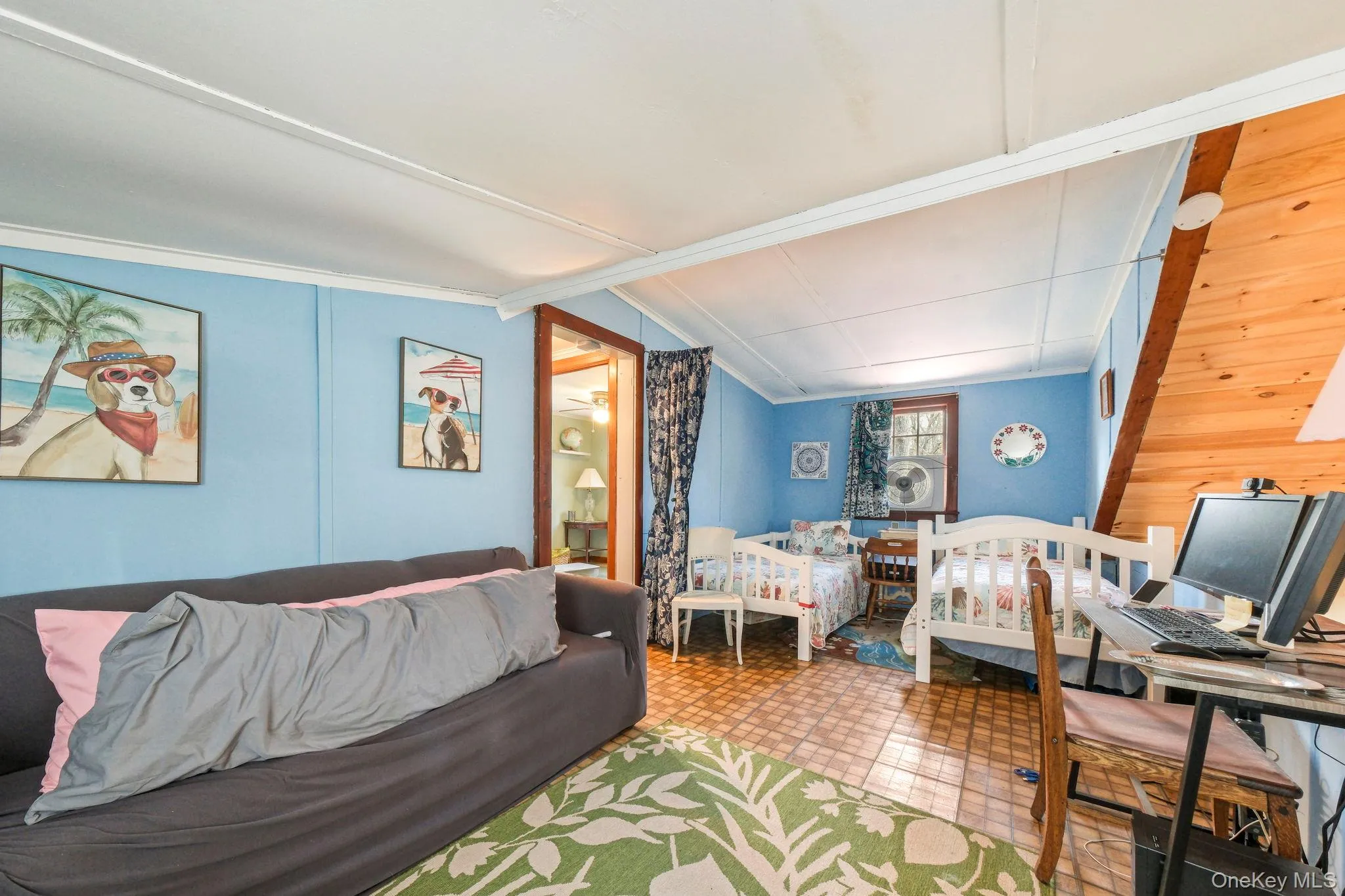 Bedroom featuring tile patterned floors Bedroom featuring tile patterned floors