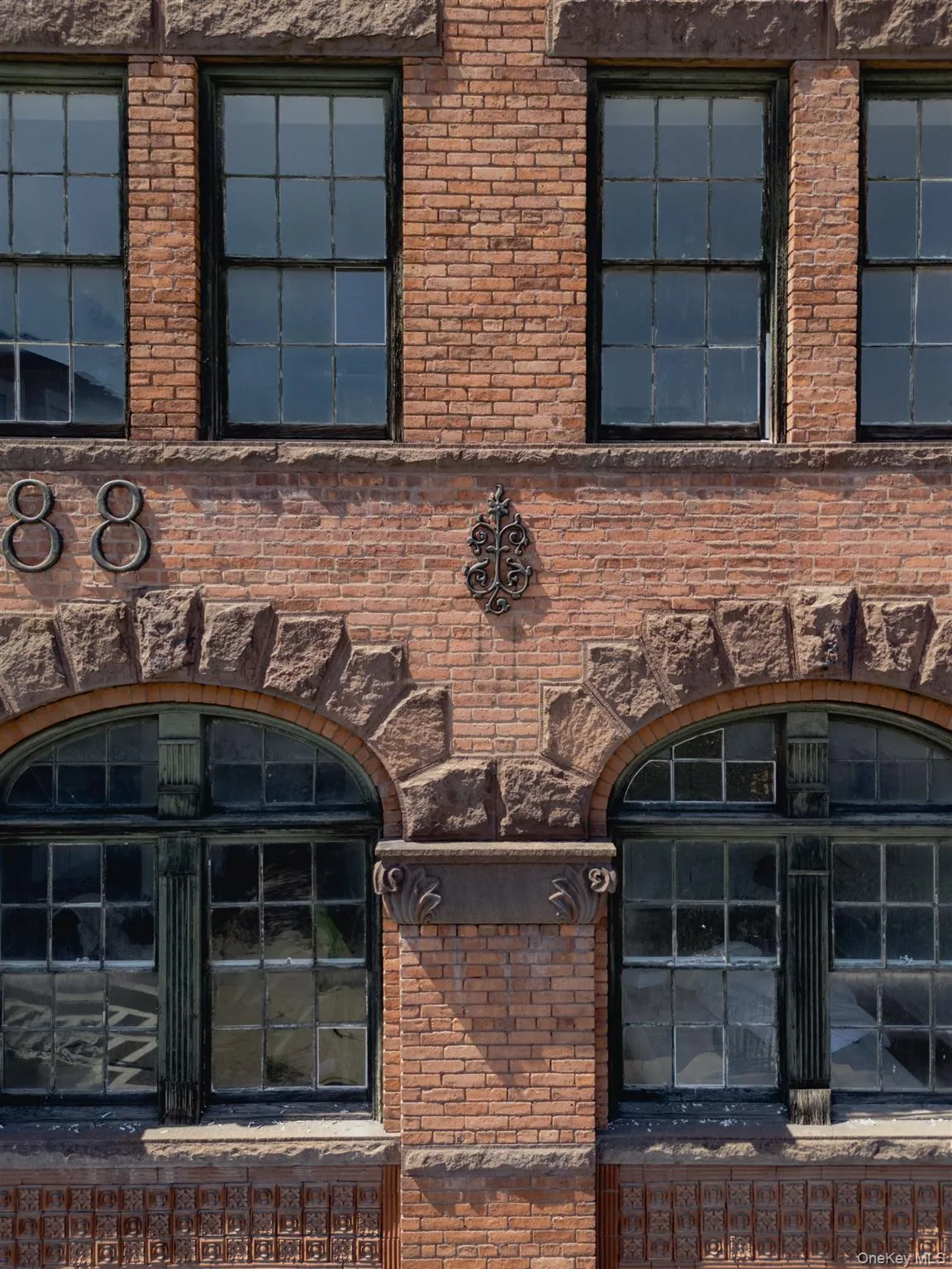Exterior view of brick siding Exterior view of brick siding