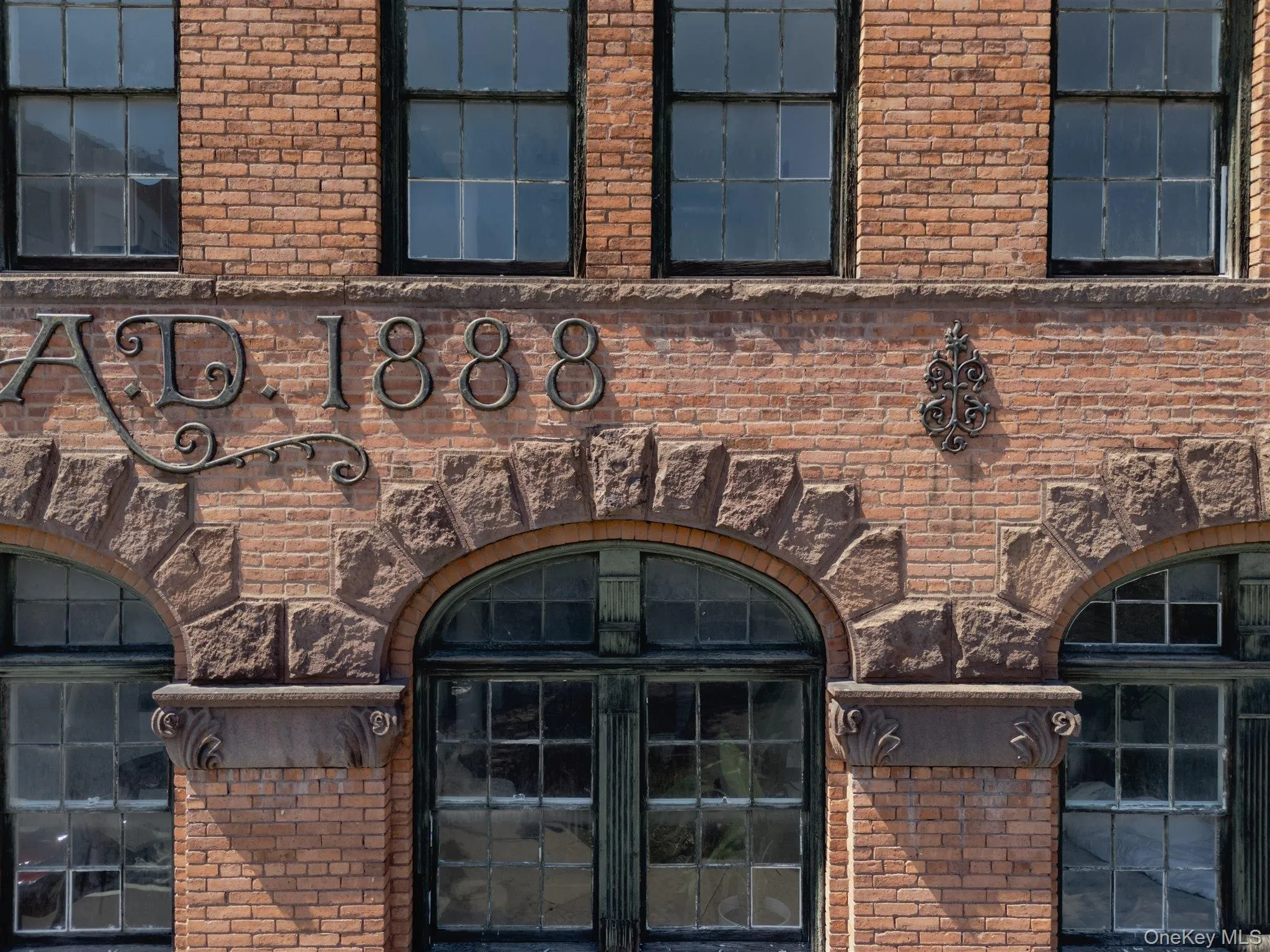 Exterior view of brick siding Exterior view of brick siding