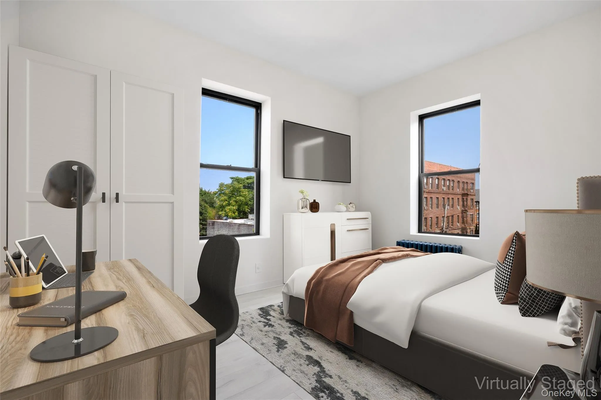 Bedroom with radiator Bedroom with radiator