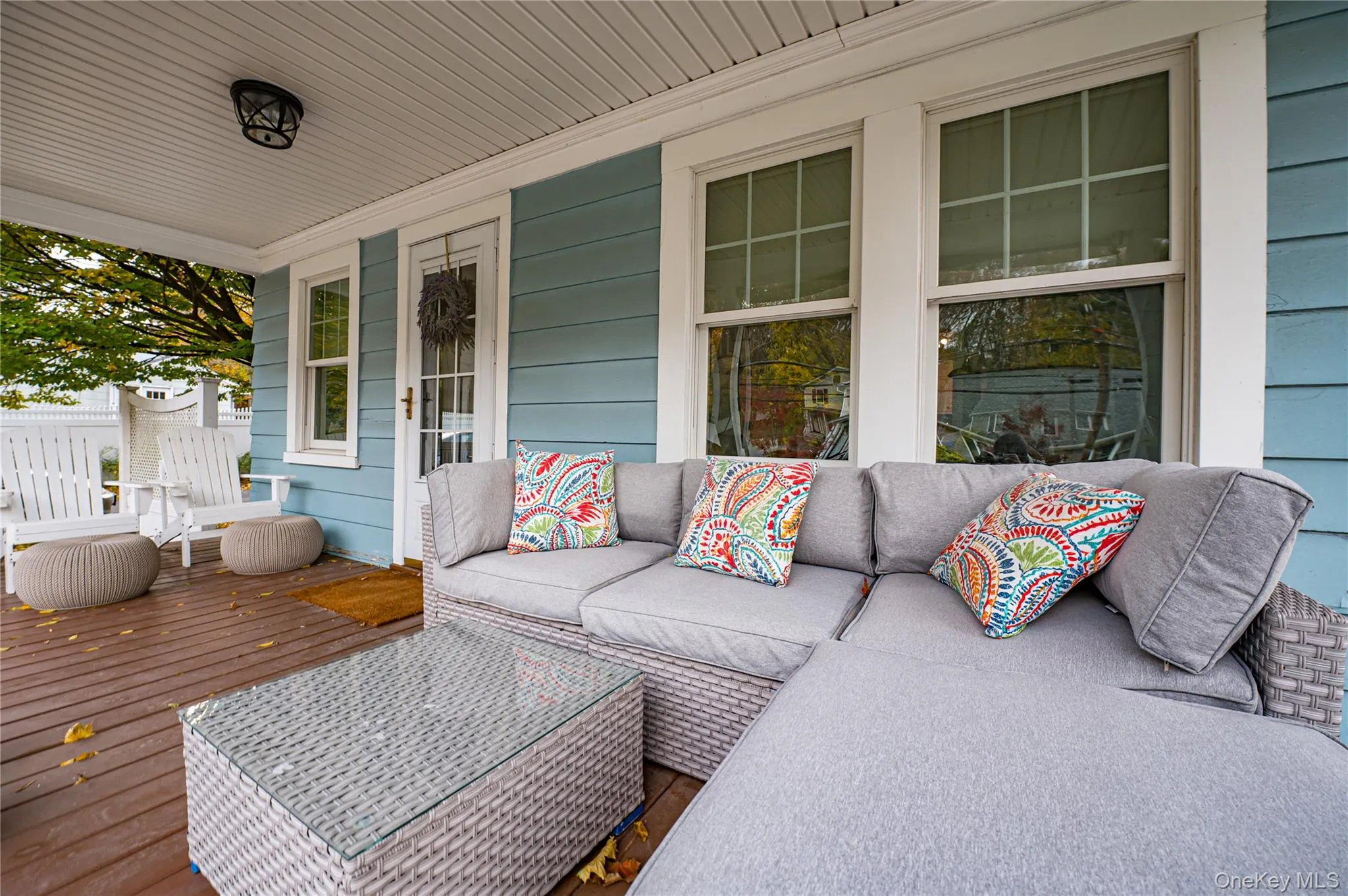 View of wooden porch View of wooden porch