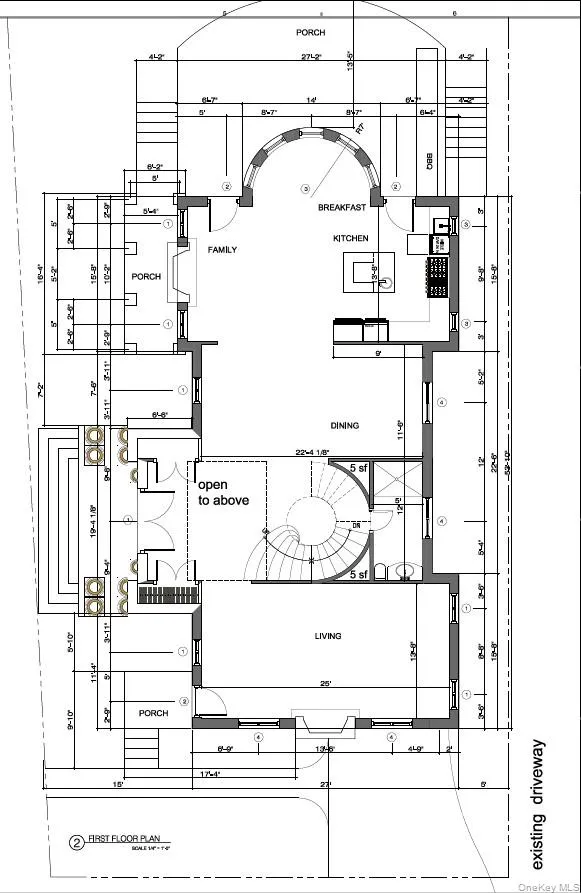 Blueprint of First Floor w/ 11-Ft Ceilings Blueprint of First Floor w/ 11-Ft Ceilings