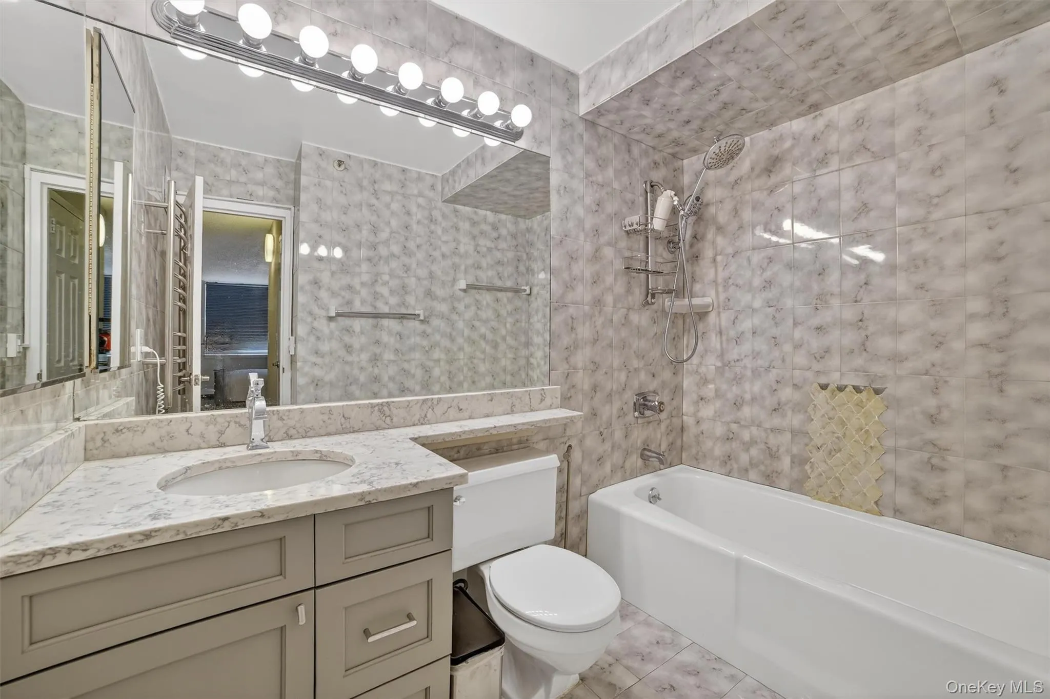 Bathroom with tub / shower combination and vanity Bathroom with tub / shower combination and vanity