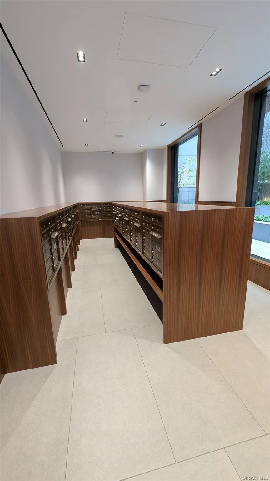 View of home's community with mail area and recessed lighting View of home's community with mail area and recessed lighting