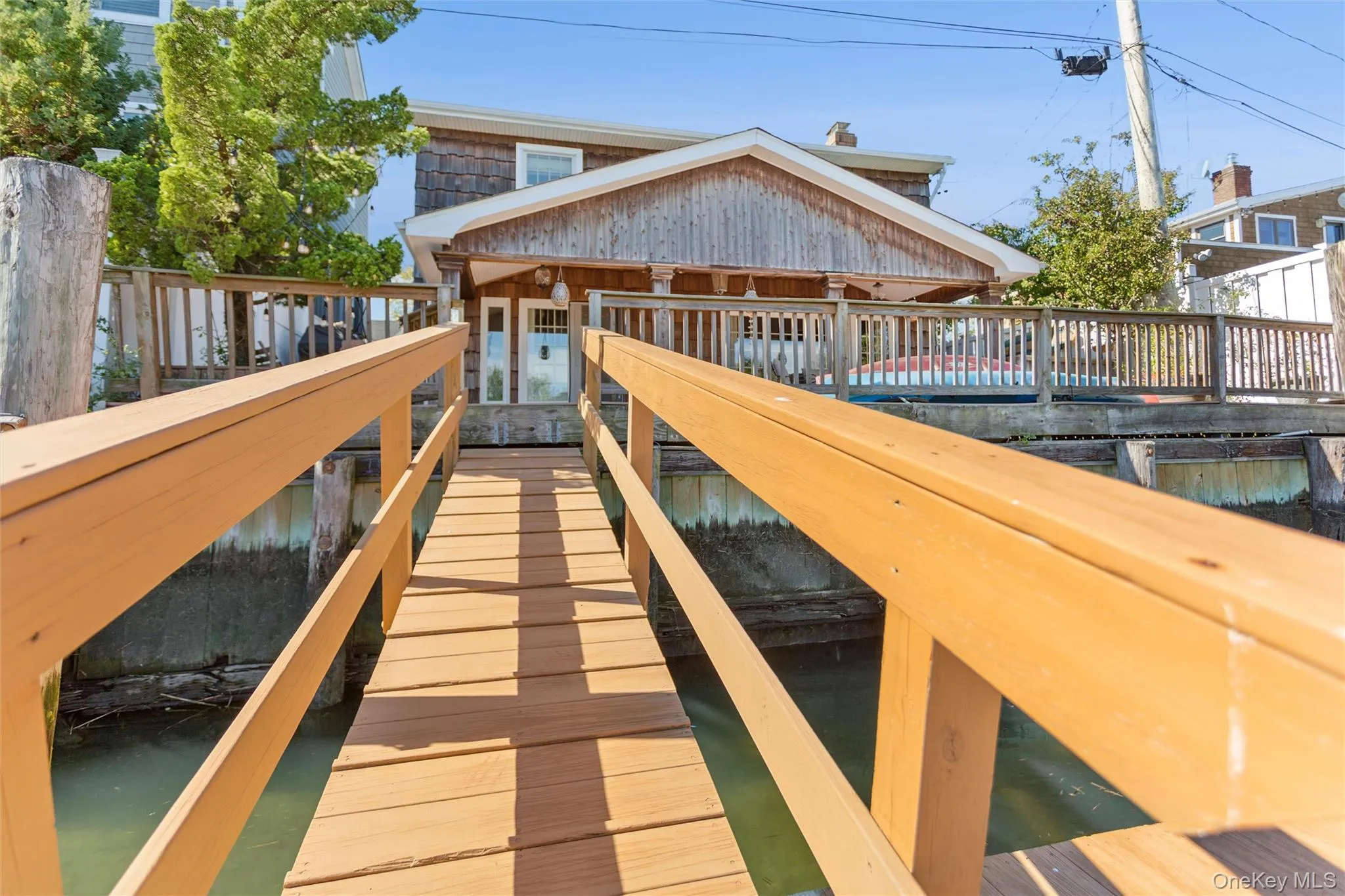 View of dock area View of dock area