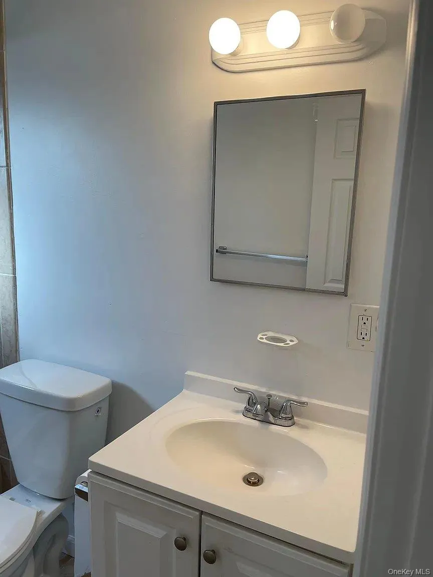 Bathroom with vanity and toilet Bathroom with vanity and toilet