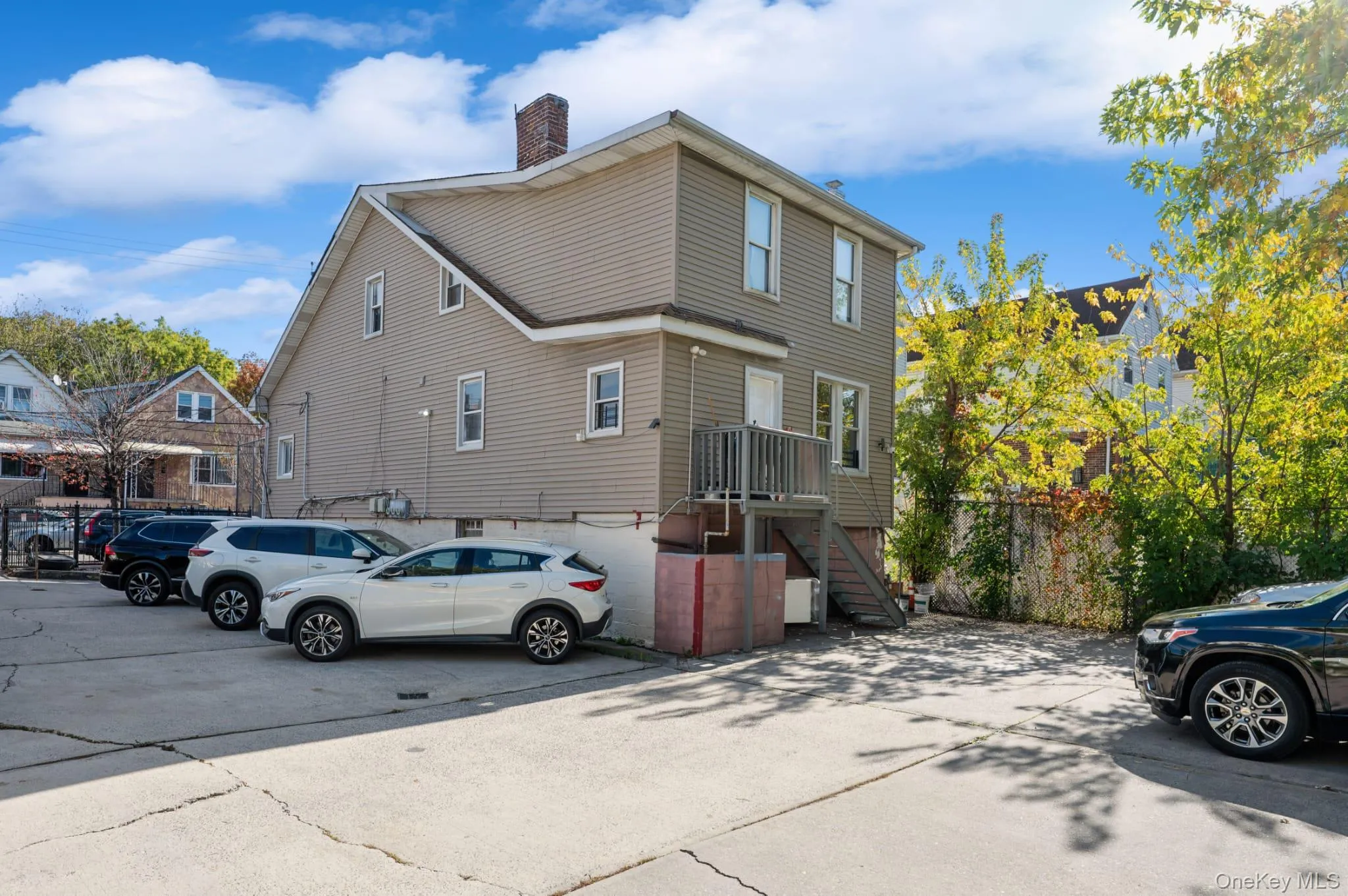 View of side of property with a chimney View of side of property with a chimney