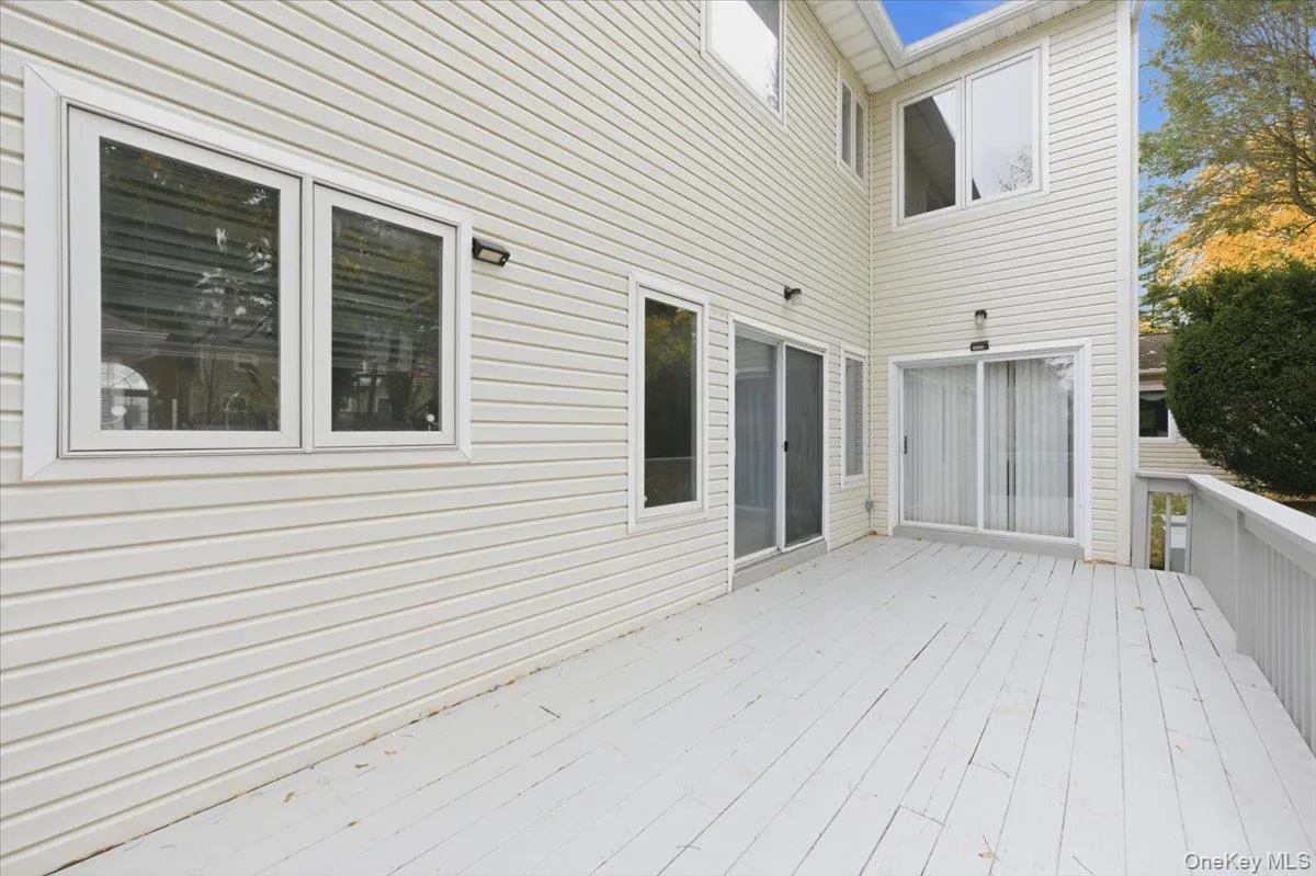 View of wooden deck View of wooden deck