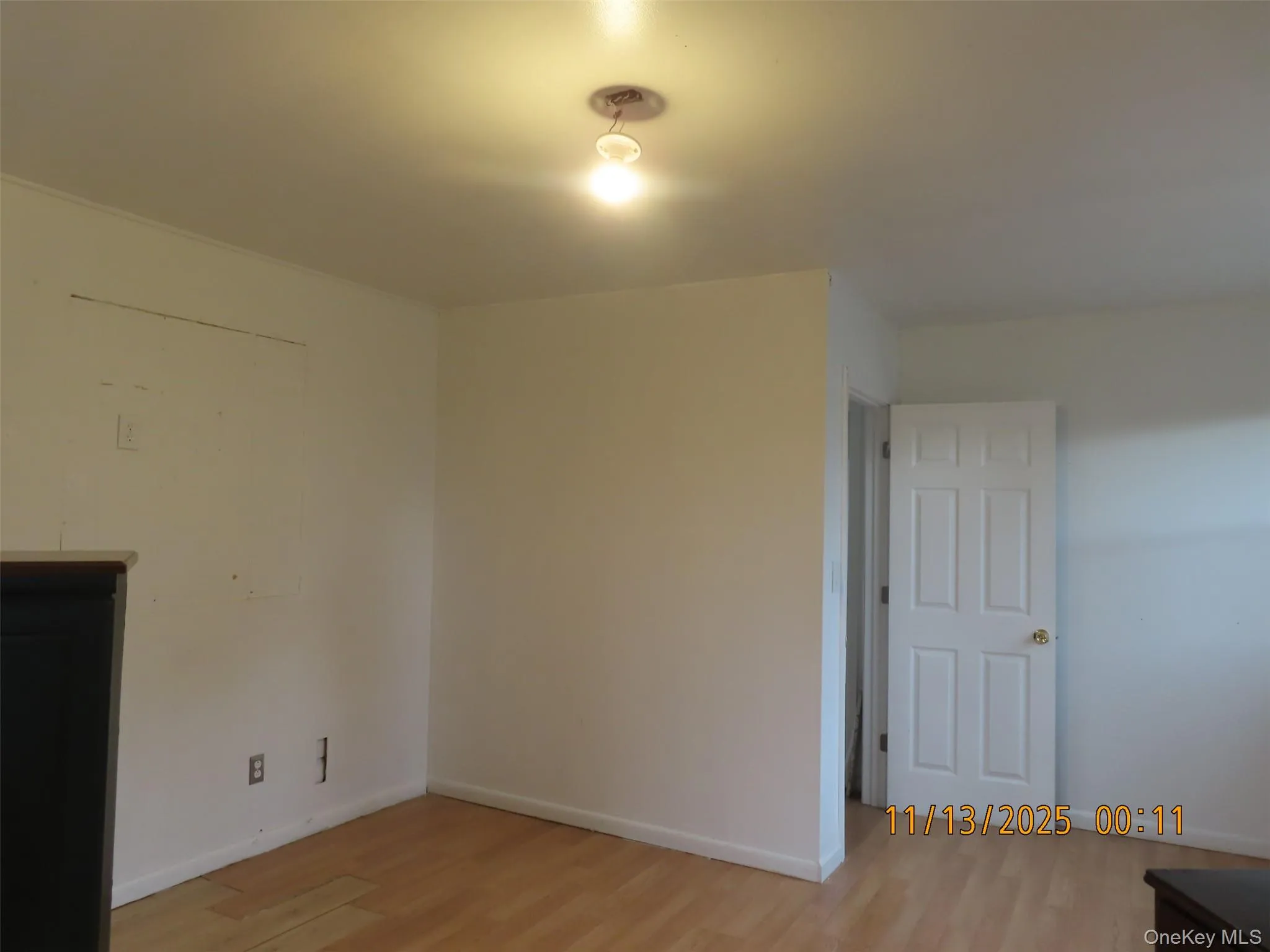 Empty room featuring light wood finished floors Empty room featuring light wood finished floors