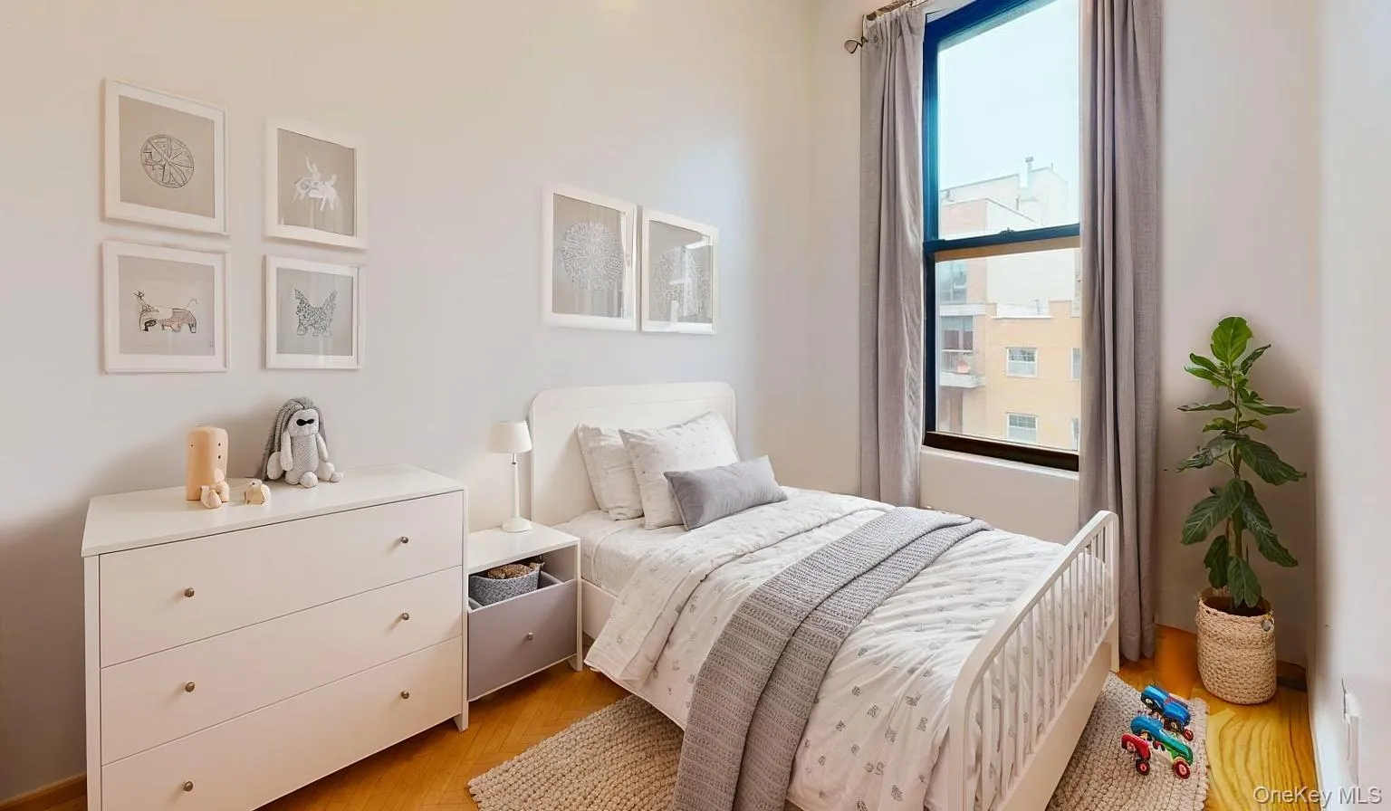 Bedroom with light wood-style floors Bedroom with light wood-style floors