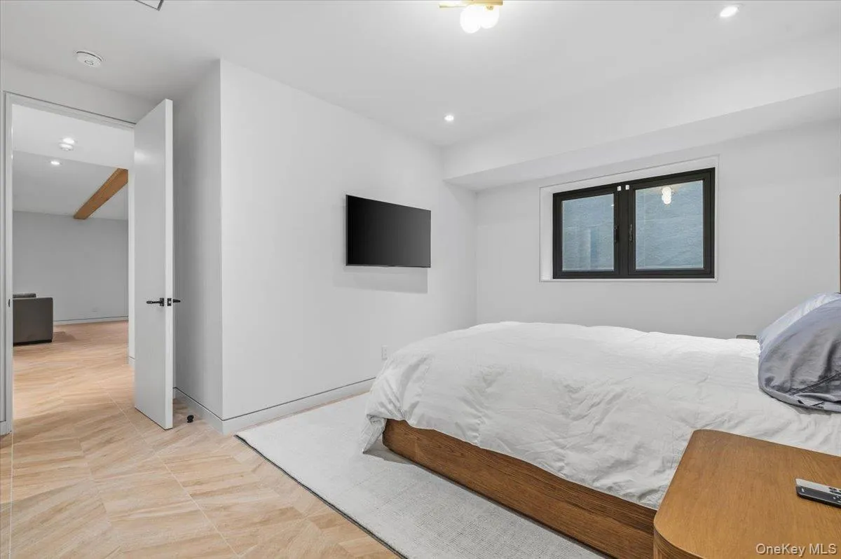 Bedroom featuring recessed lighting