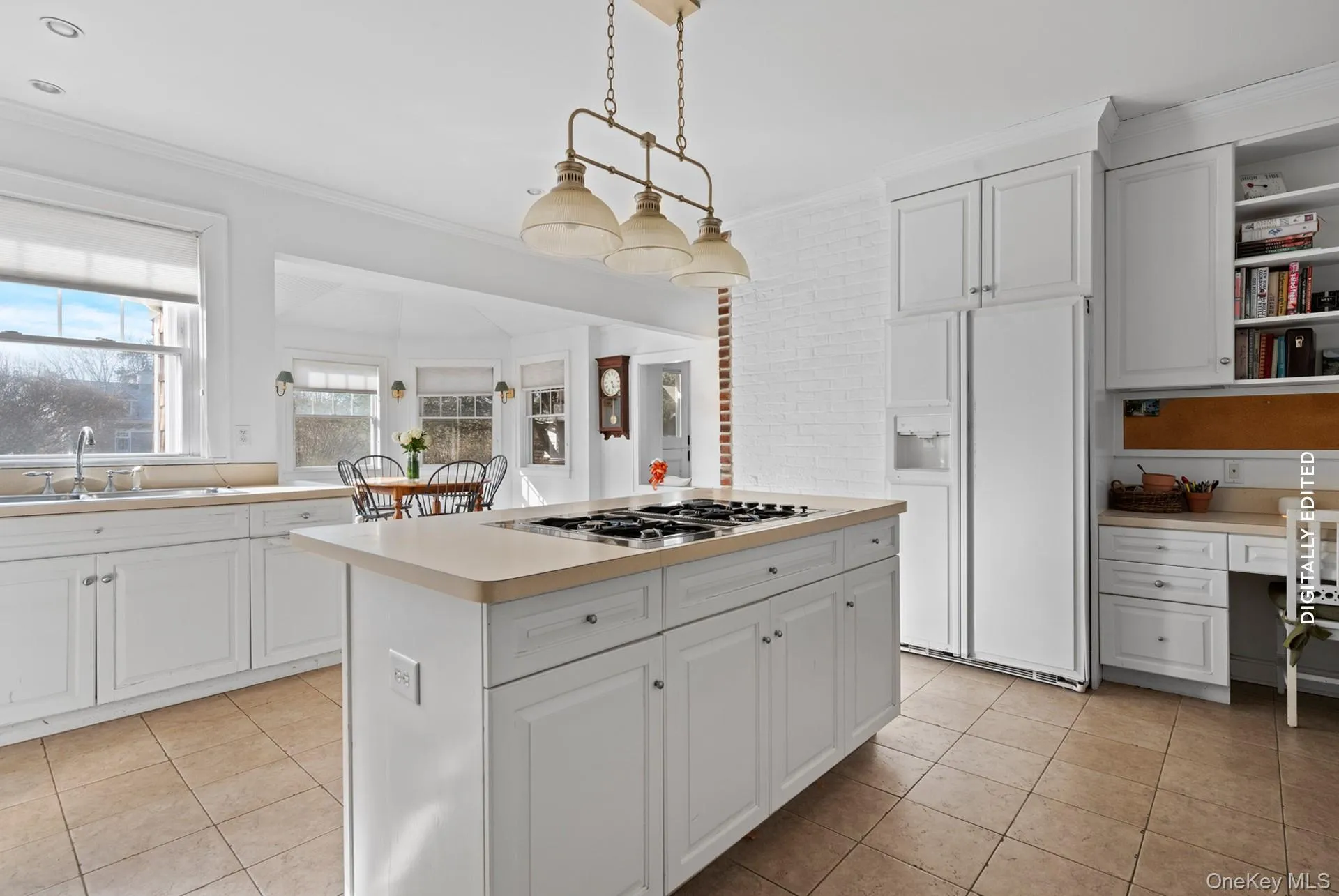 Kitchen Island and Desk Area Kitchen Island and Desk Area