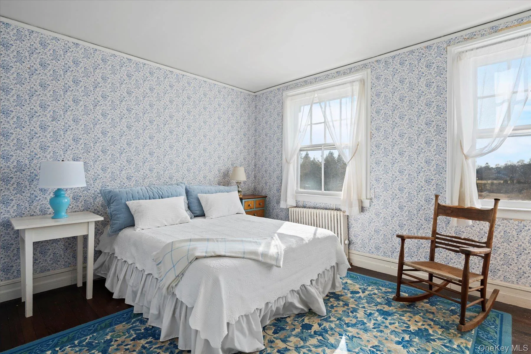 Bedroom with hardwood flooring Bedroom with hardwood flooring
