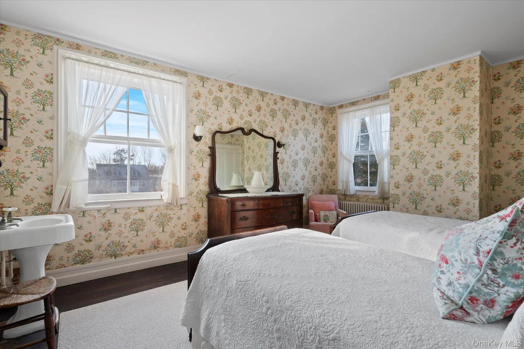 Bedroom with hardwood flooring Bedroom with hardwood flooring