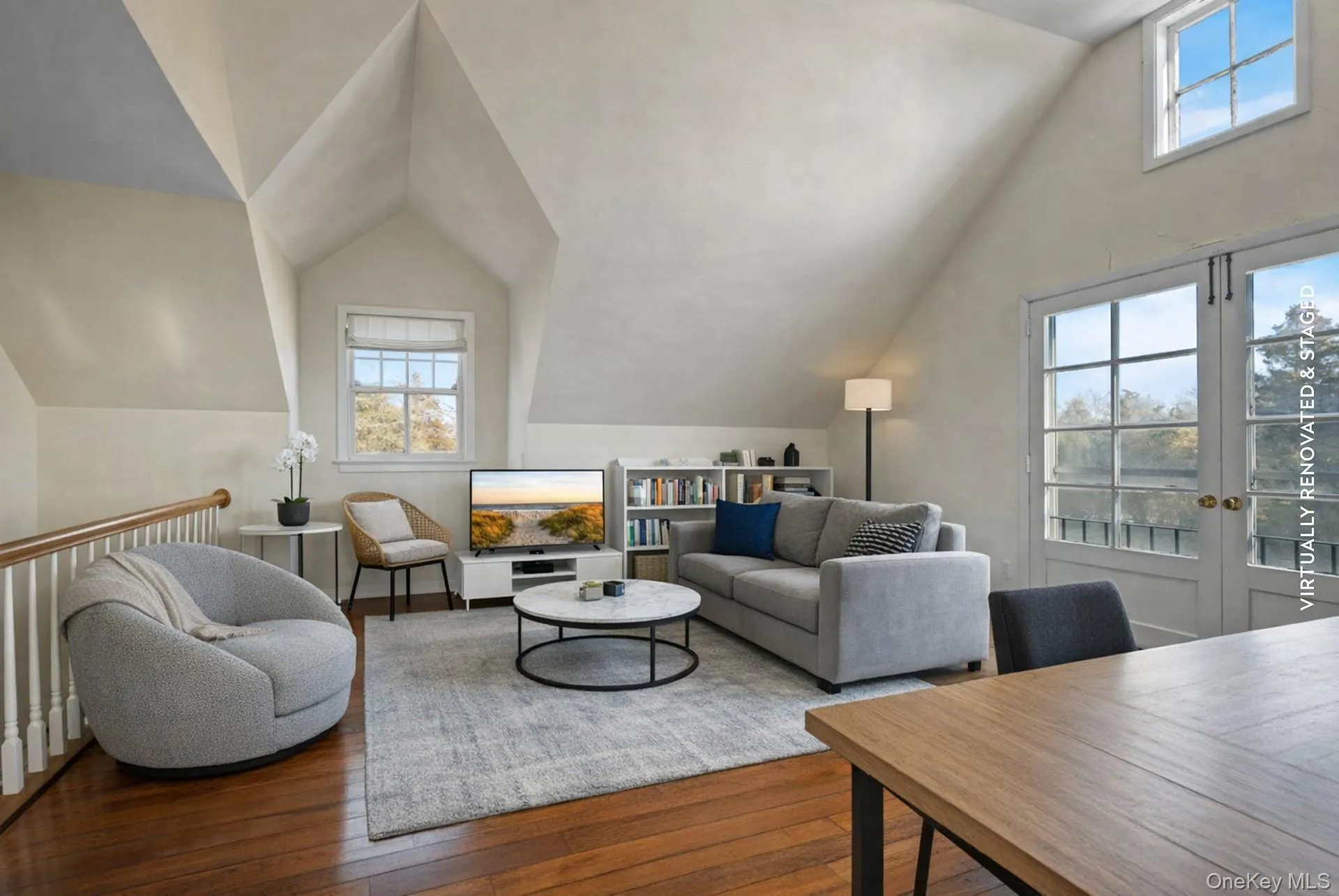 Staged Guest Apt. Great Room. Staged Guest Apt. Great Room.