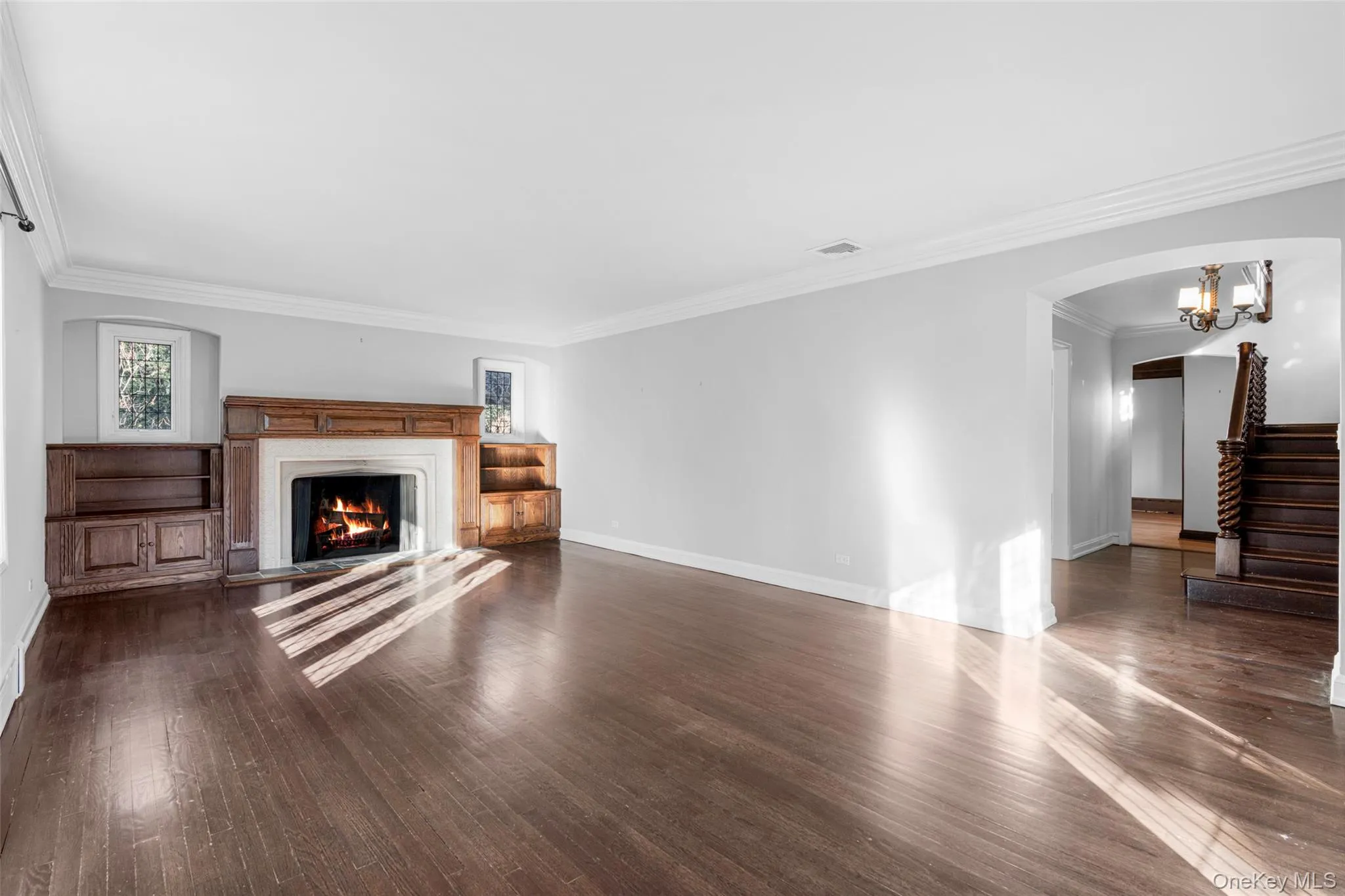 Living room with fireplace. Living room with fireplace.