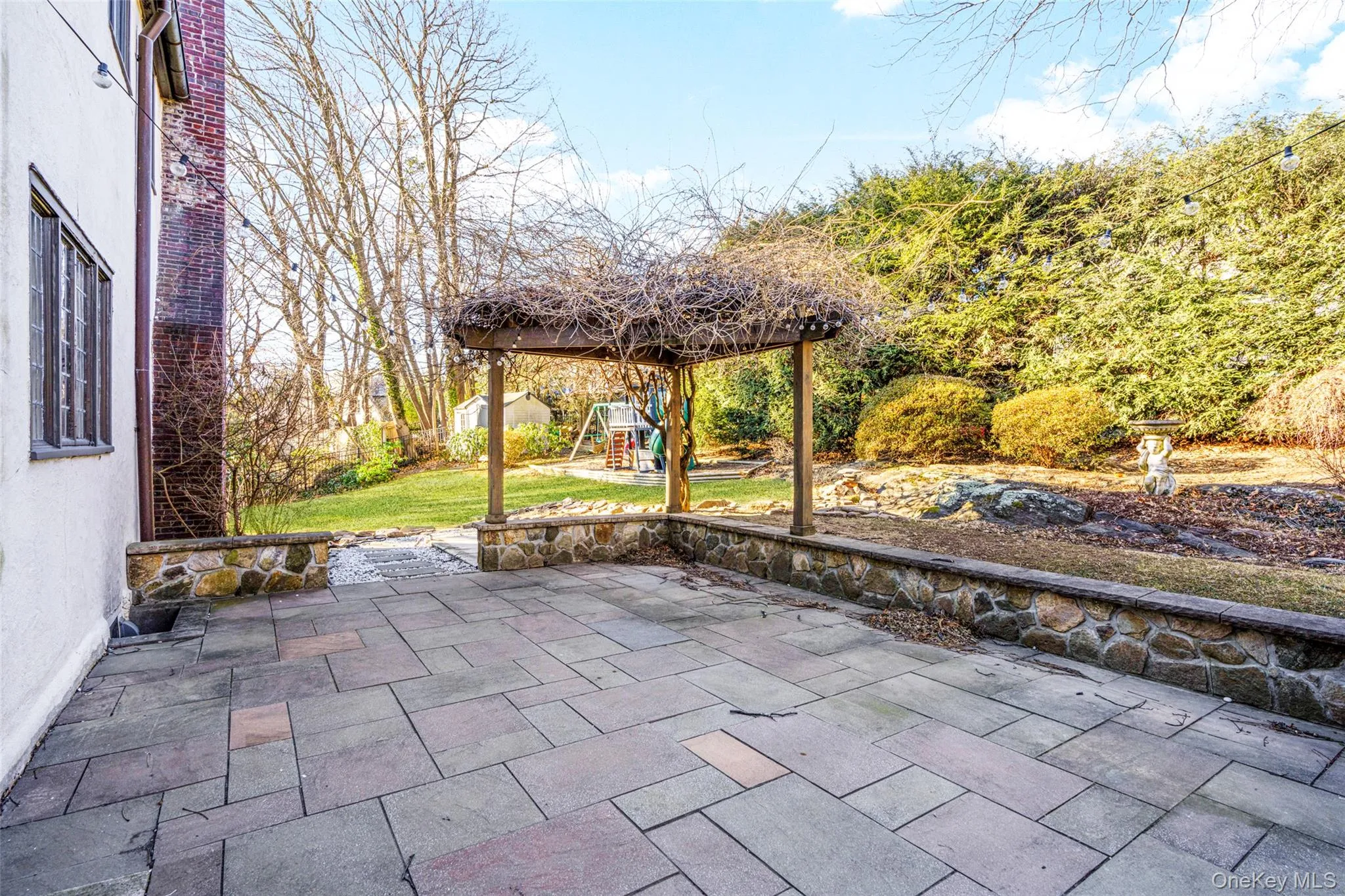 Patio/terrace off the family room. Large and inviting. Patio/terrace off the family room. Large and inviting.