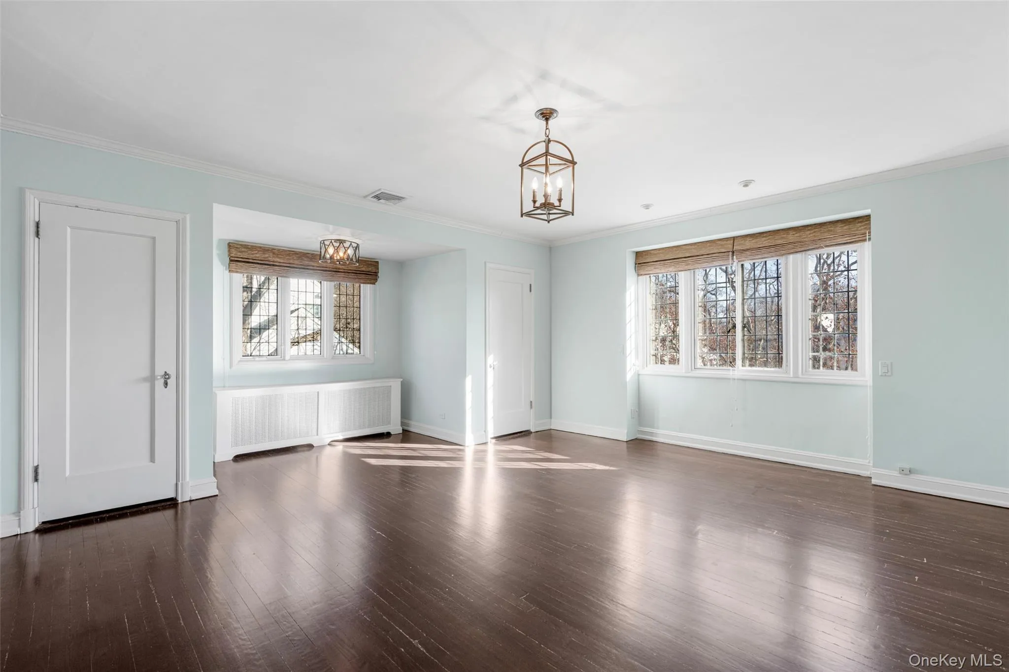 Large primary bedroom with 2 closets as well as a walk in closet and en suite bath. Large primary bedroom with 2 closets as well as a walk in closet and en suite bath.