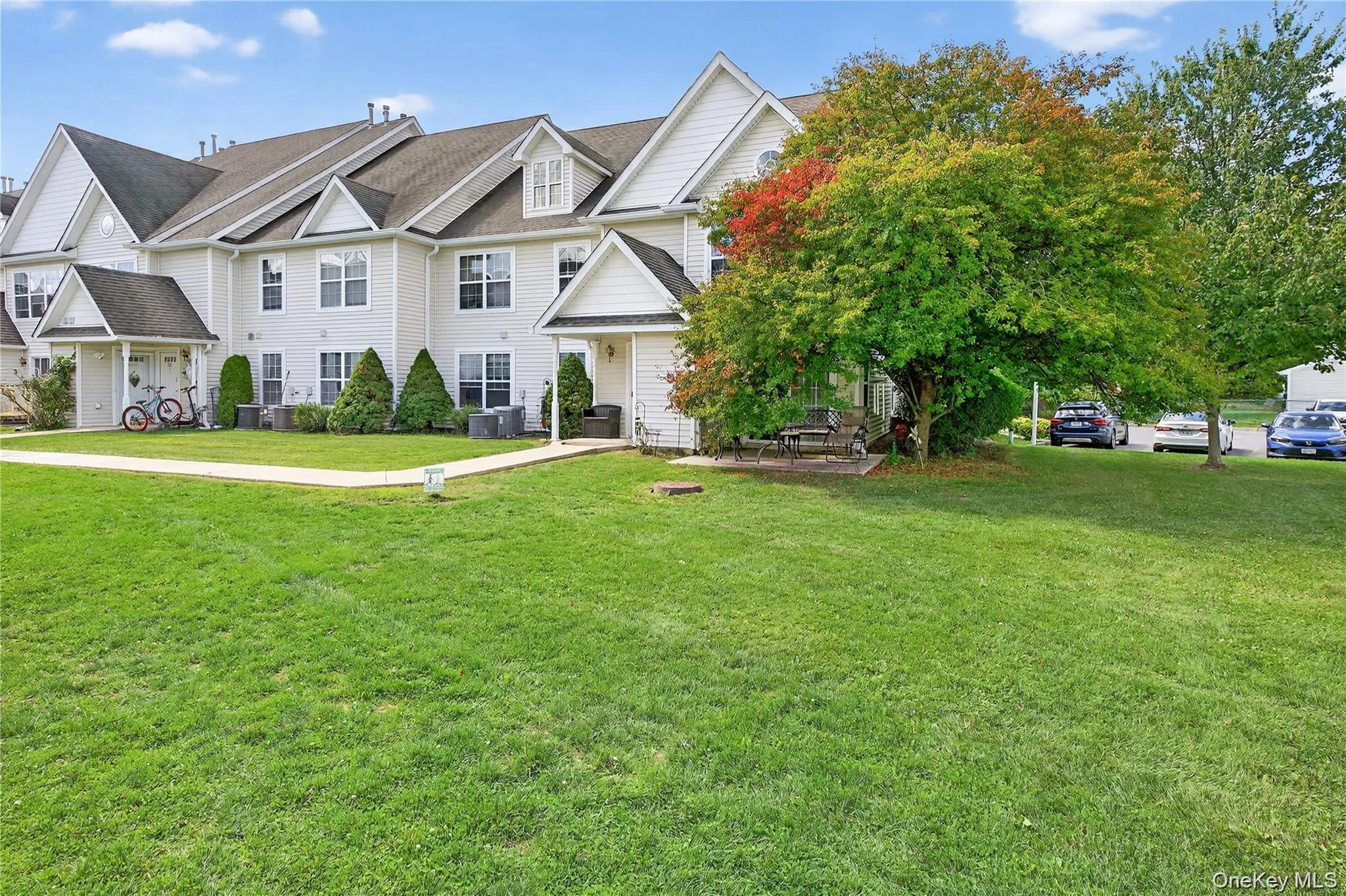 Traditional-style home with a front lawn Traditional-style home with a front lawn