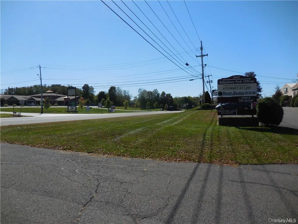 Drive way entrance and view of Route 6 Drive way entrance and view of Route 6