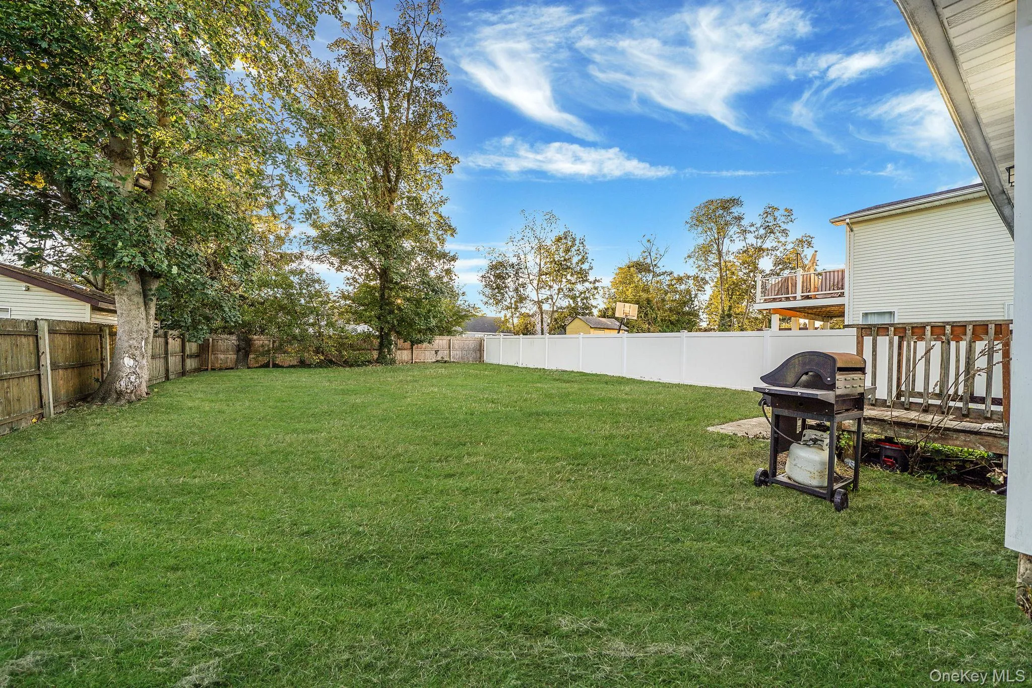 View of fenced backyard View of fenced backyard