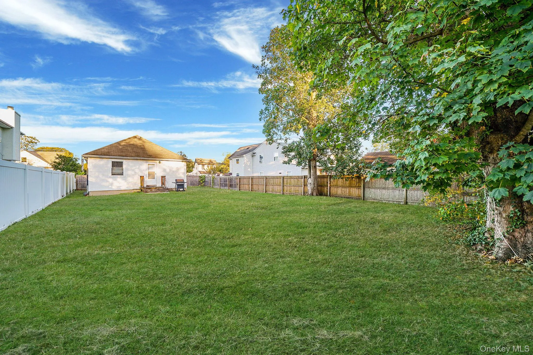 View of fenced backyard View of fenced backyard