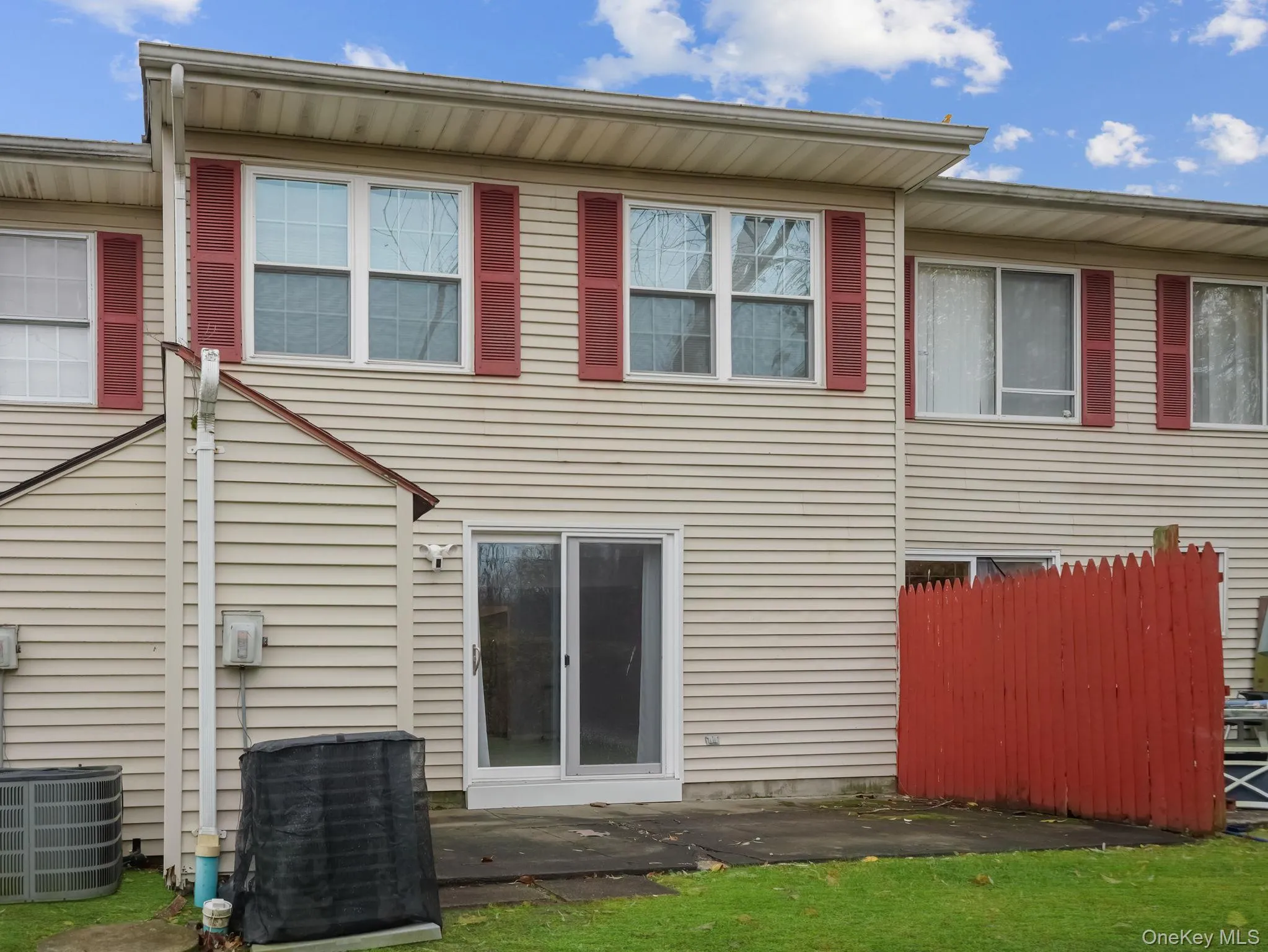 Back of property Back of property