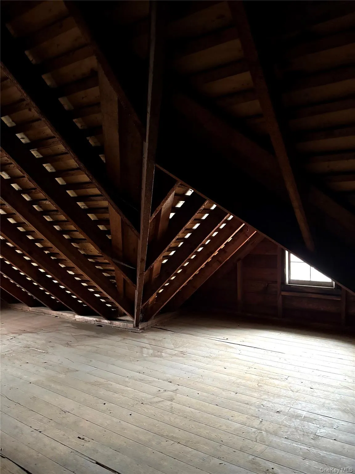 View of unfinished attic View of unfinished attic