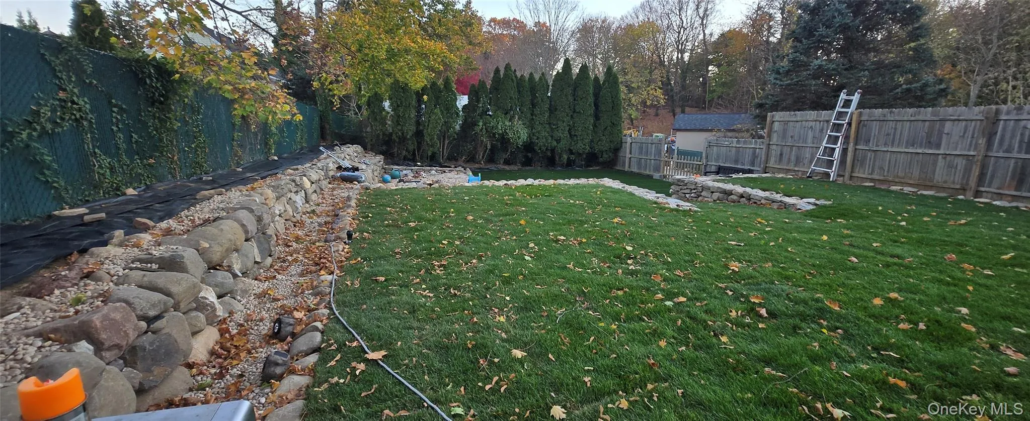 View of fenced backyard View of fenced backyard