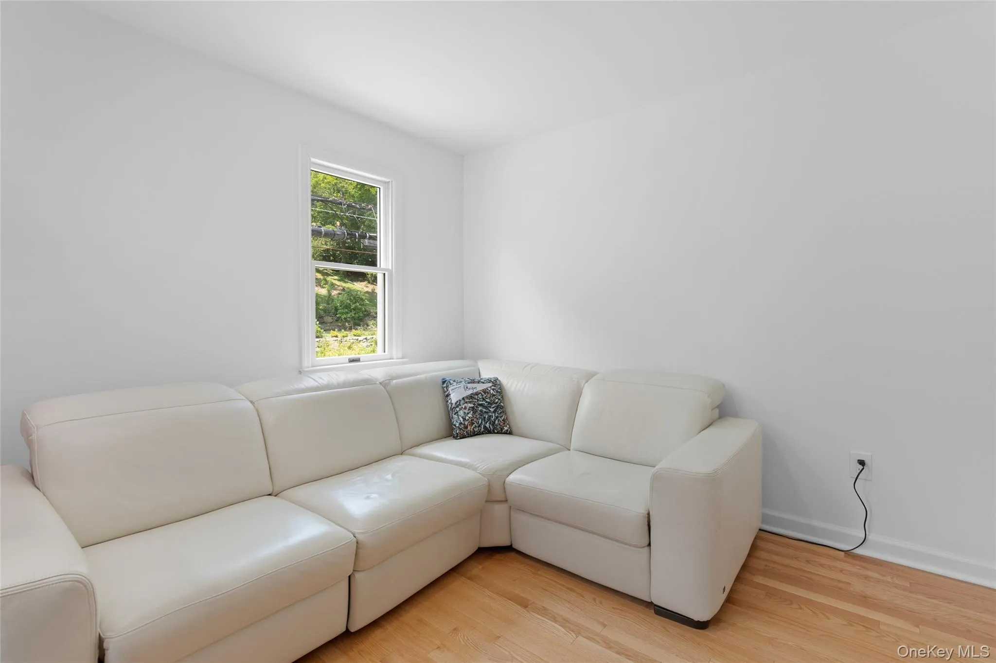 Living room featuring wood finished floors Living room featuring wood finished floors