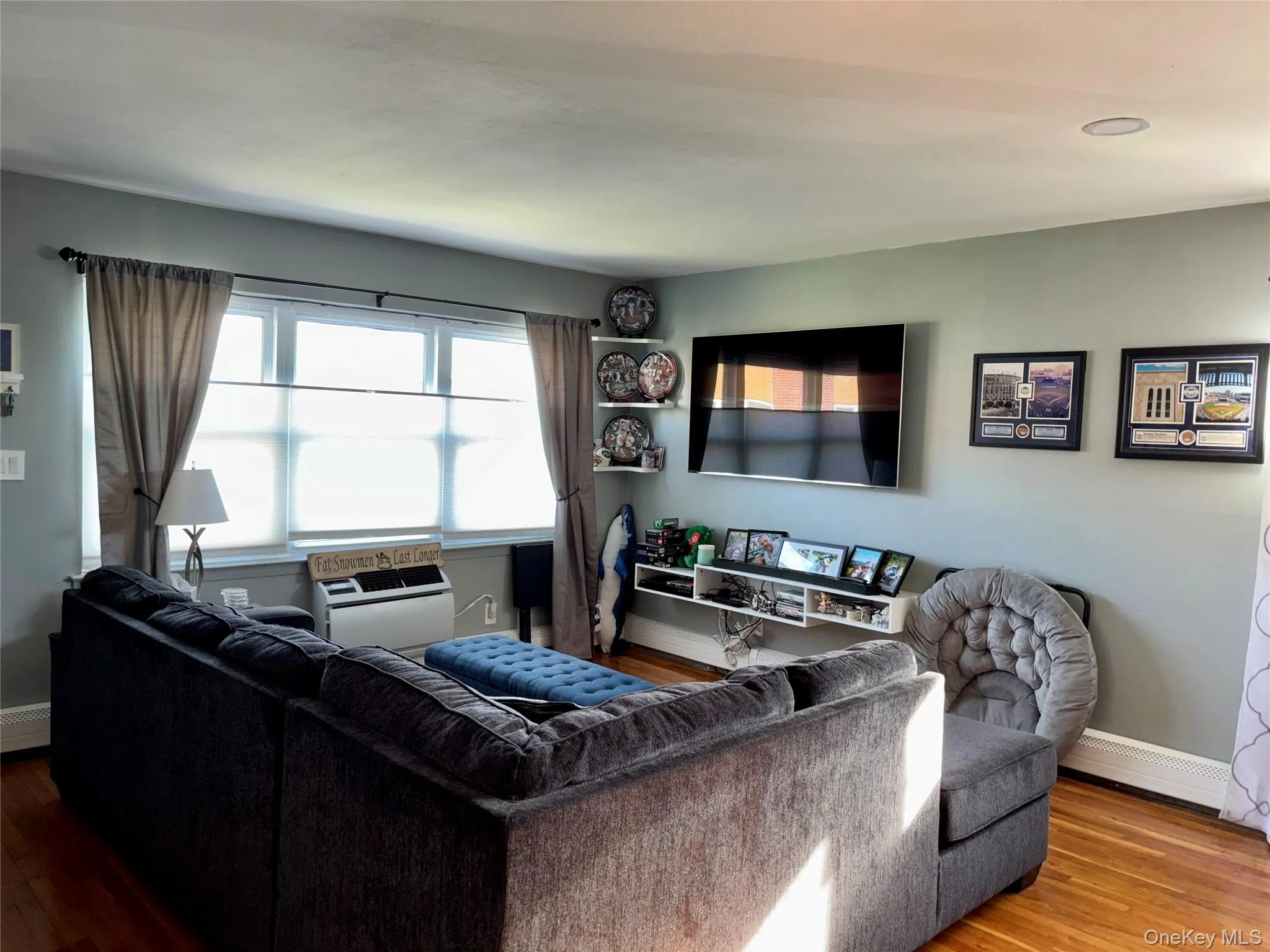 Living room featuring wood finished floors Living room featuring wood finished floors