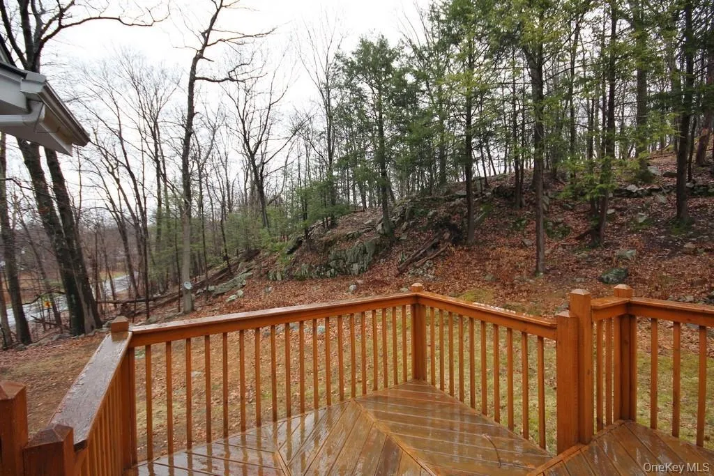 View of wooden deck View of wooden deck