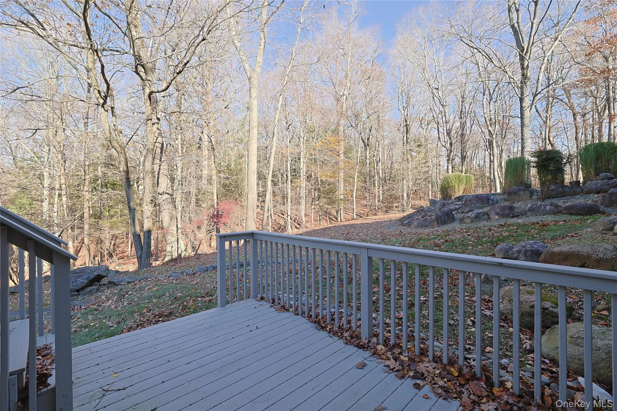 View of wooden deck View of wooden deck