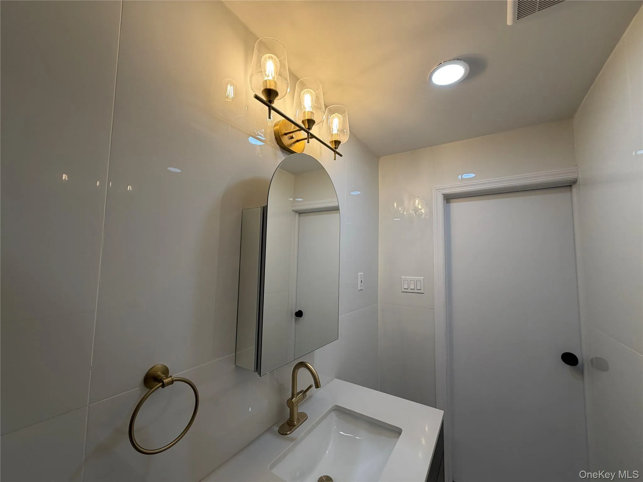 Half bathroom with vanity Half bathroom with vanity