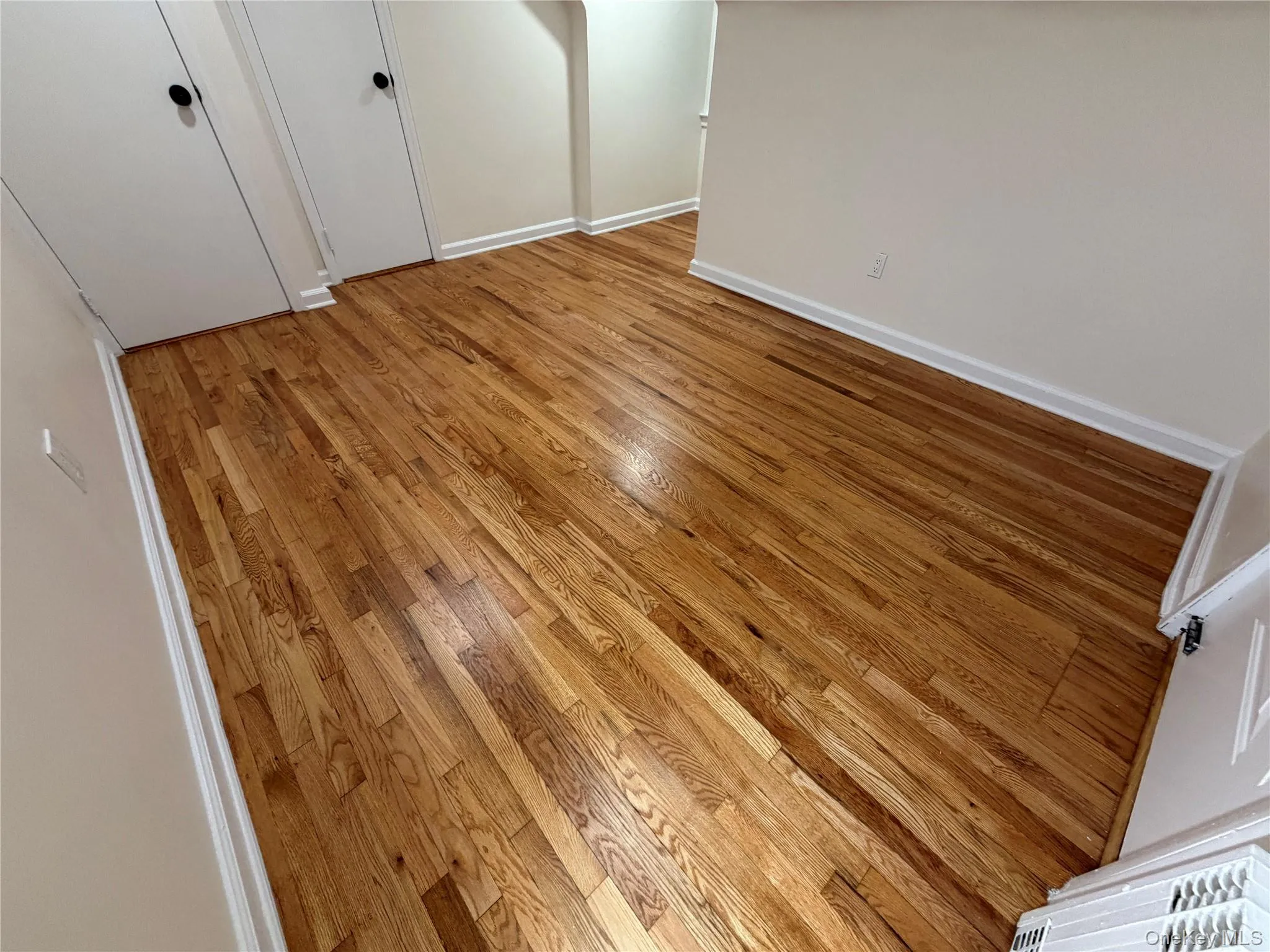 Unfurnished bedroom with light wood-style floors and a closet Unfurnished bedroom with light wood-style floors and a closet