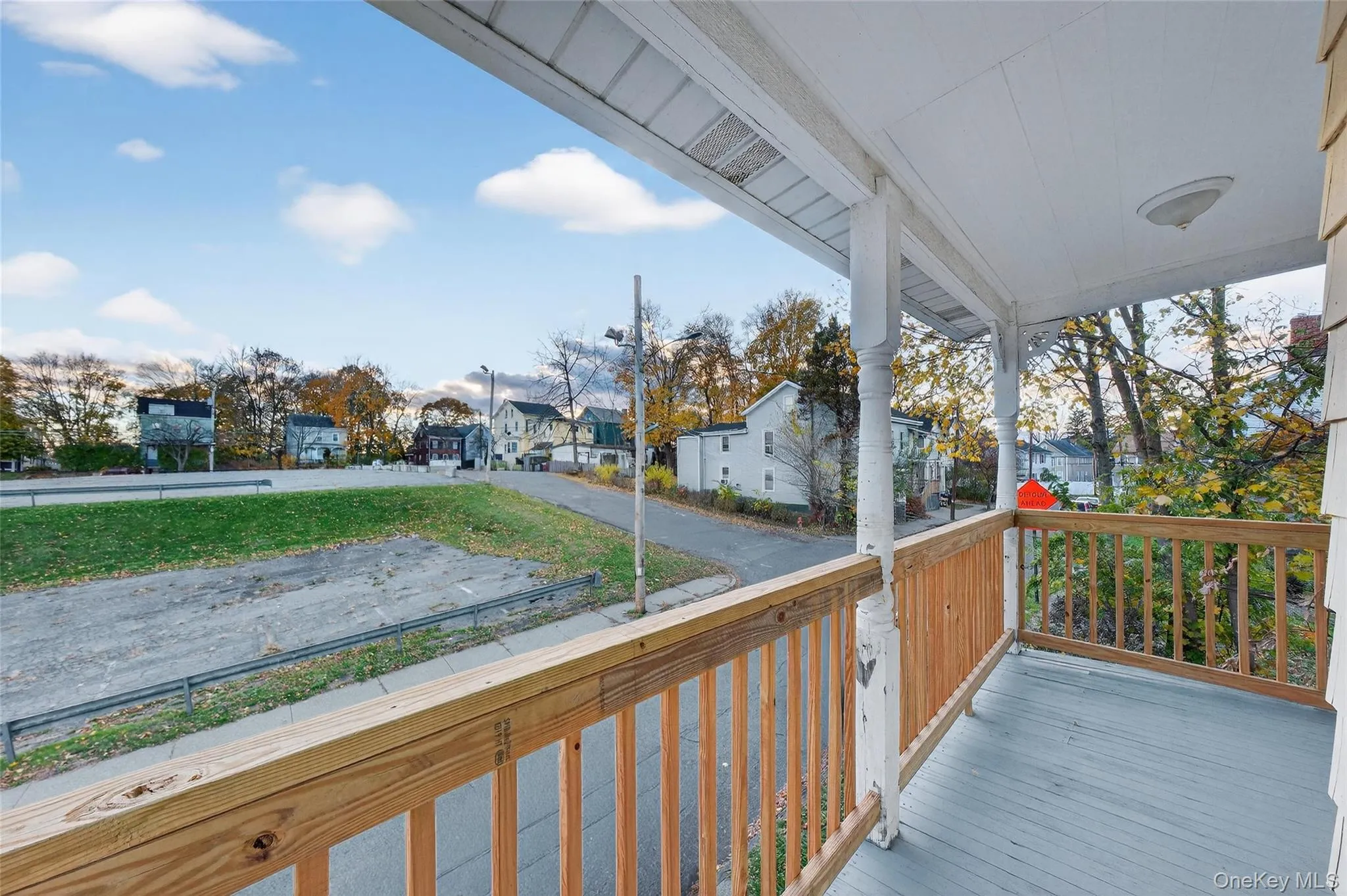Porch featuring a residential view Porch featuring a residential view