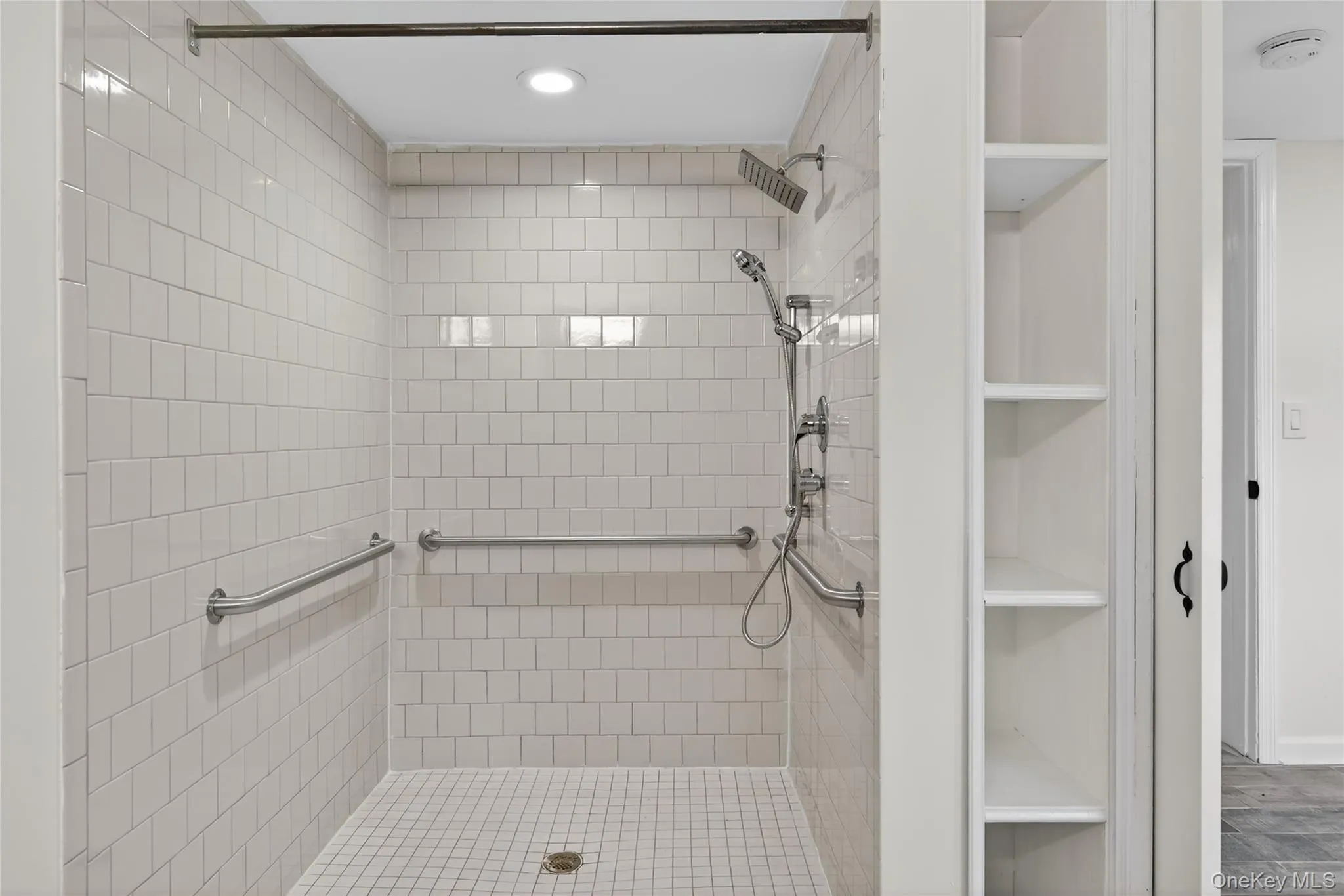 an easy access walk-in shower... an easy access walk-in shower...