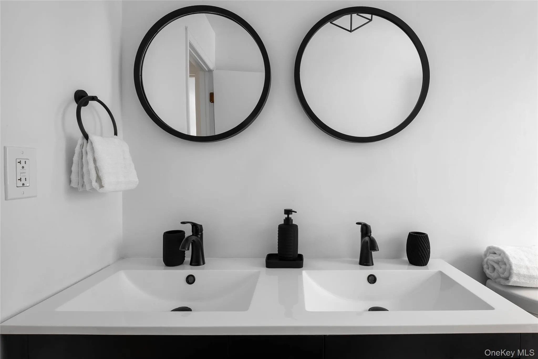 Full bathroom with double vanity Full bathroom with double vanity