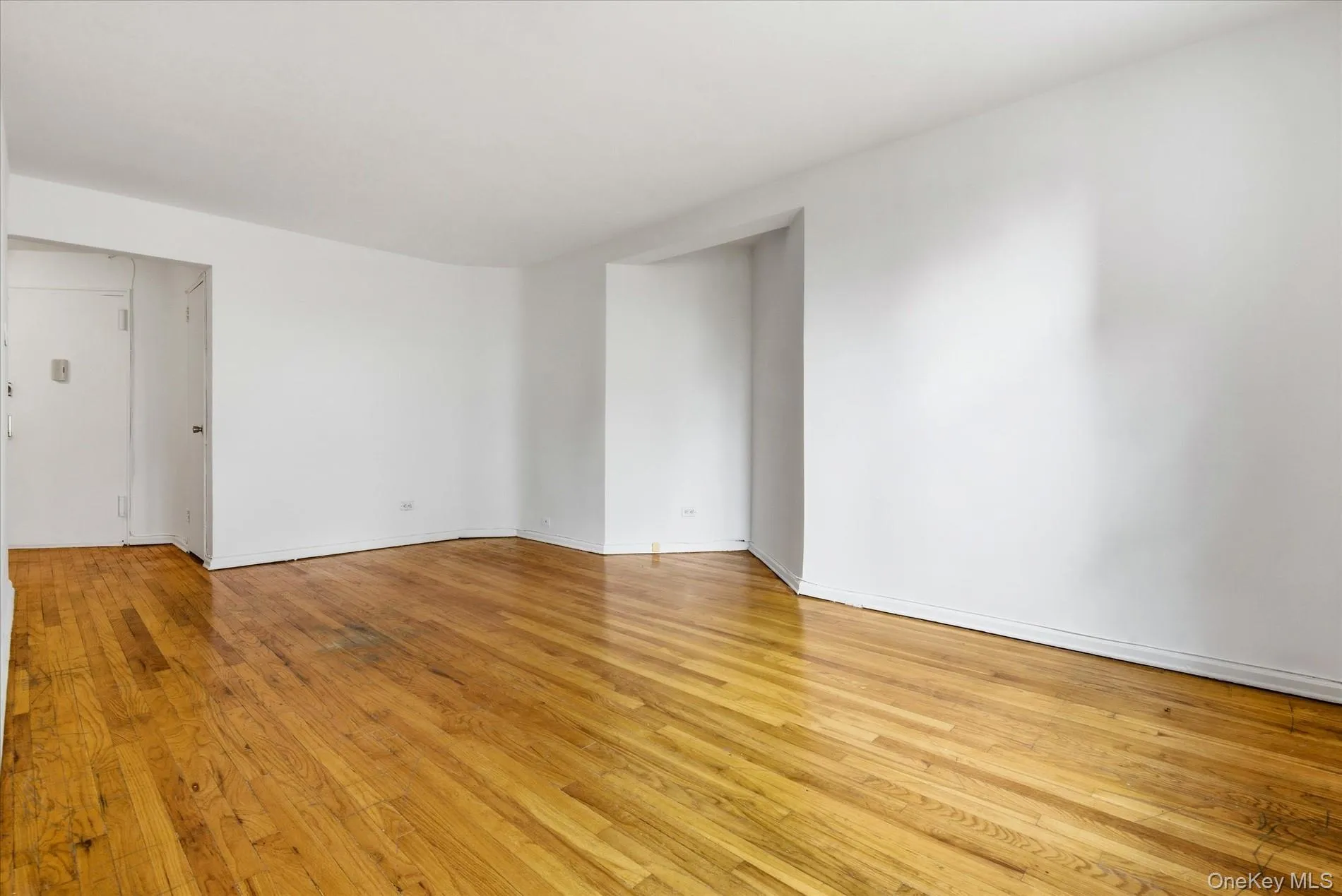 Unfurnished room featuring light wood finished floors Unfurnished room featuring light wood finished floors