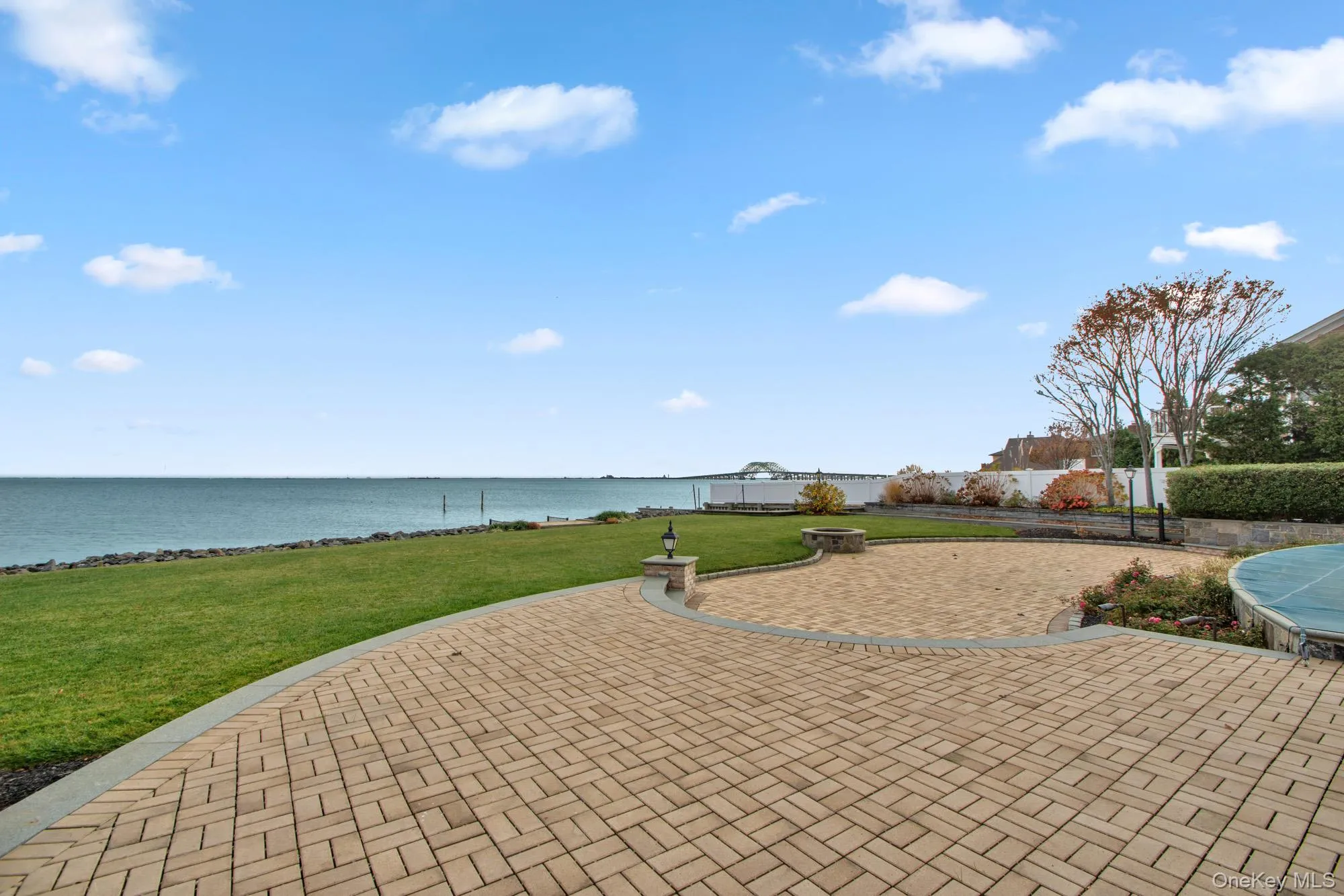 View of patio featuring a water view View of patio featuring a water view