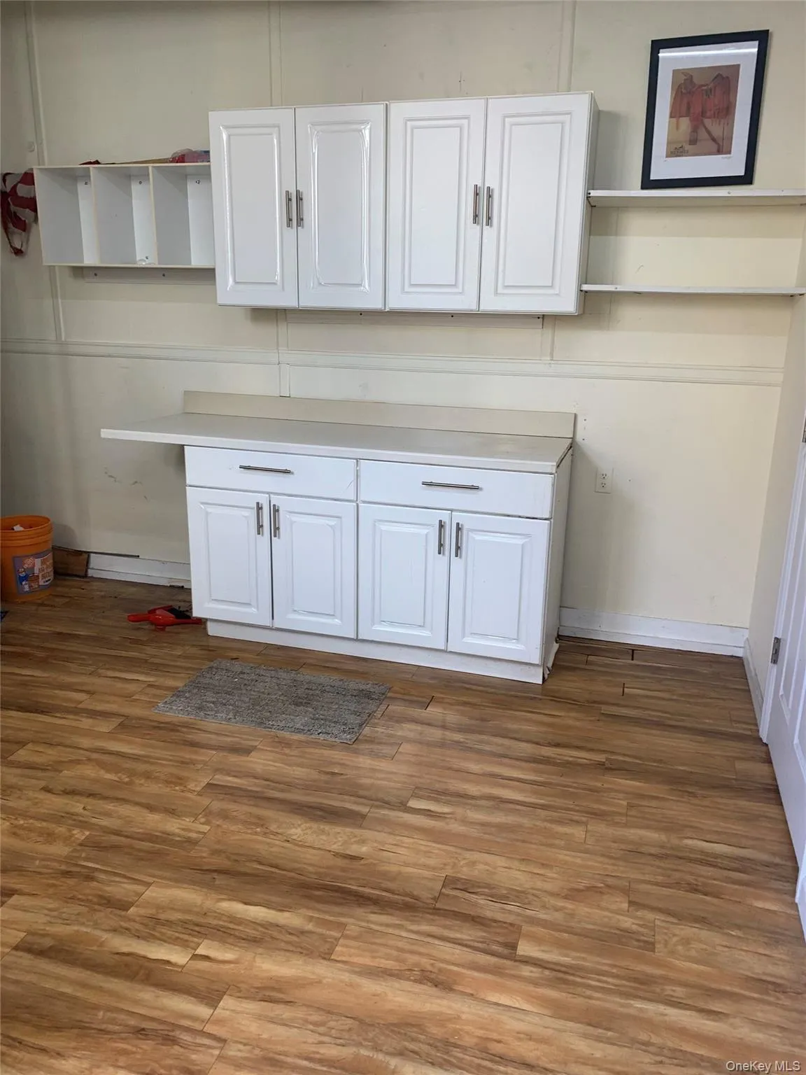 Detailed view of wood finished floors and baseboards Detailed view of wood finished floors and baseboards